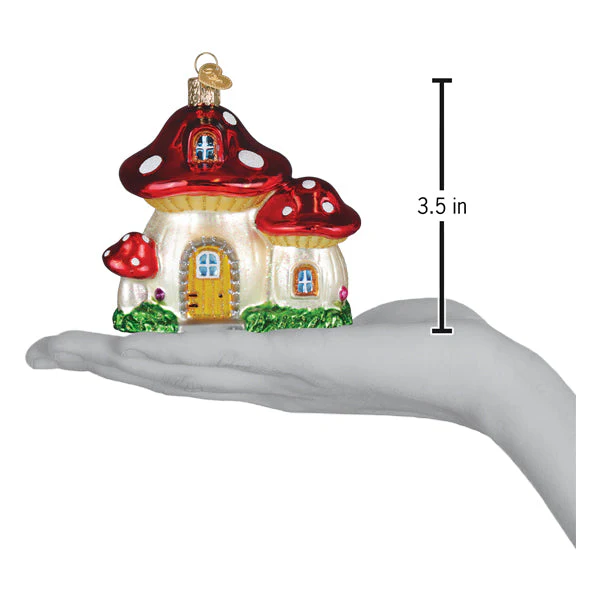 Mushroom House Ornament - Image 5
