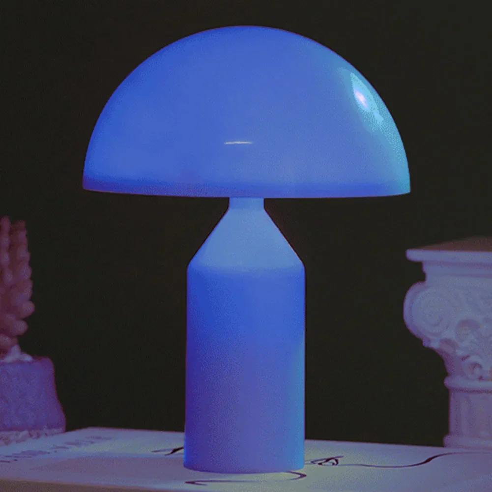 Mushroom Nightstand Lamp Color Changing Dimmable Battery Bedside Light Decor - Image 2