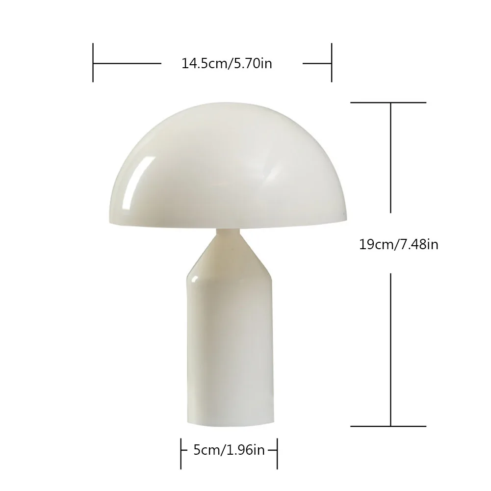 Mushroom Nightstand Lamp Color Changing Dimmable Battery Bedside Light Decor - Image 6