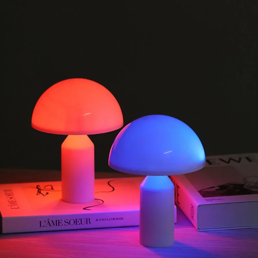 Mushroom Touch LED Table Lamp Dimmable Night Light Bedside Desk Party Home Decor - Image 5