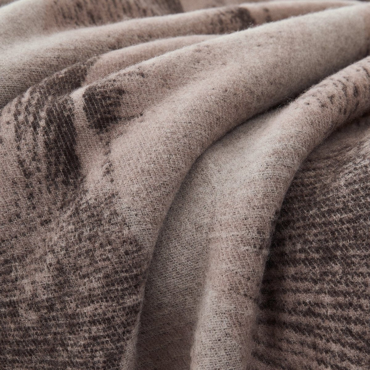 Mycelium Dream Wool Throw Blanket - Image 4