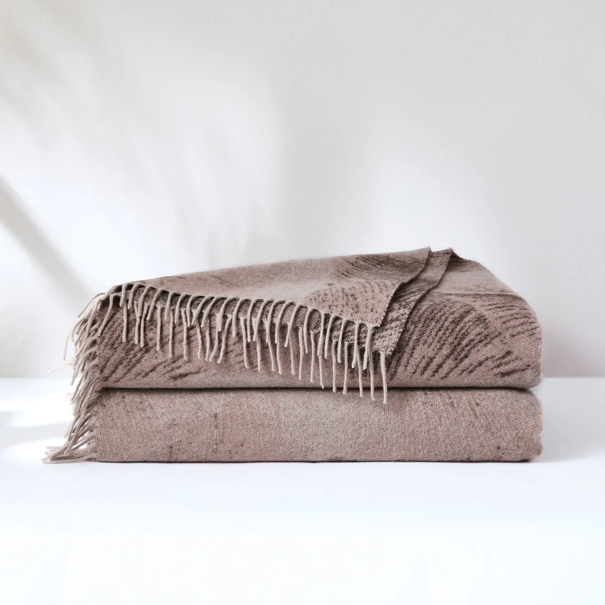 Mycelium Dream Wool Throw Blanket - Image 5