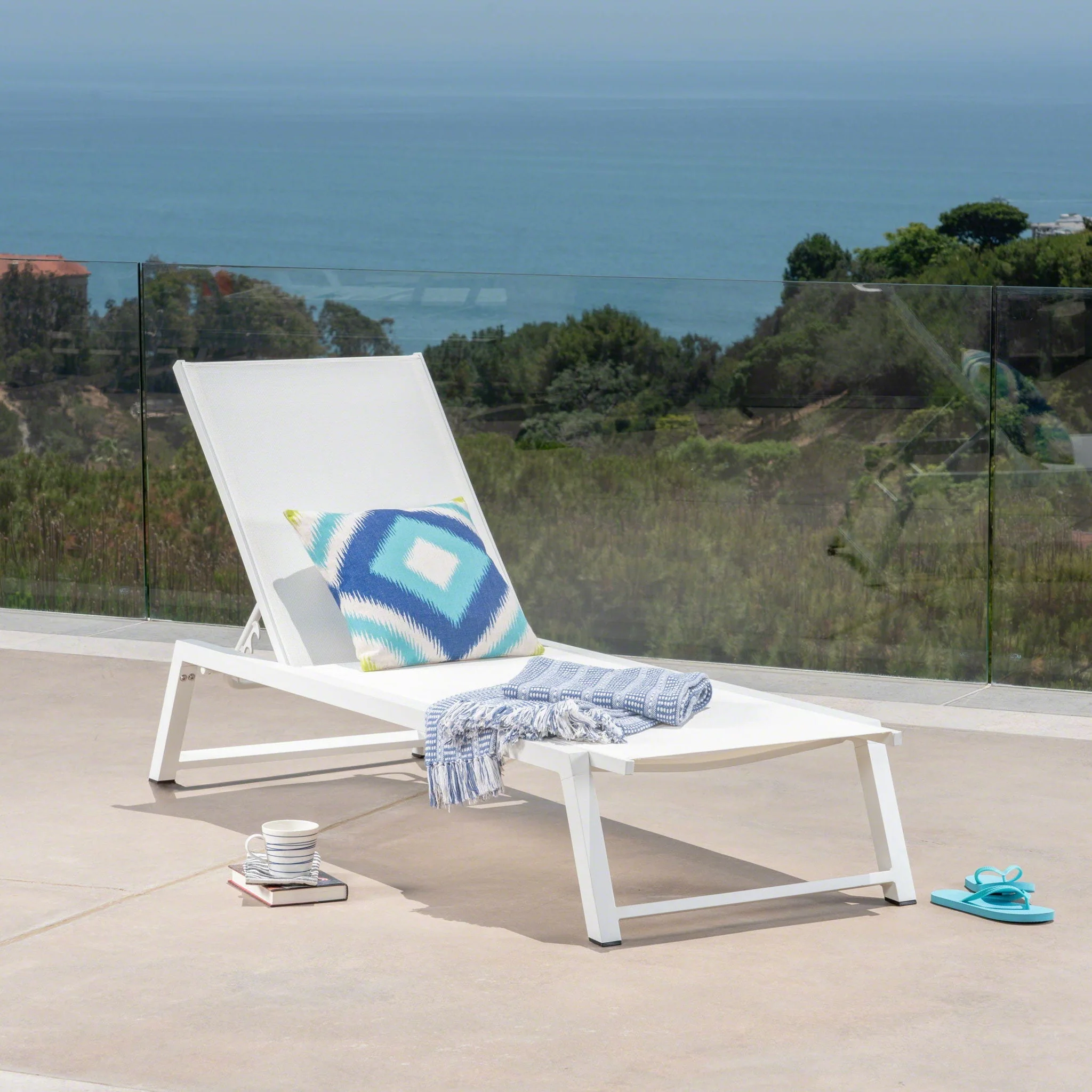 Myers - Chaise Lounge - White - Image 2