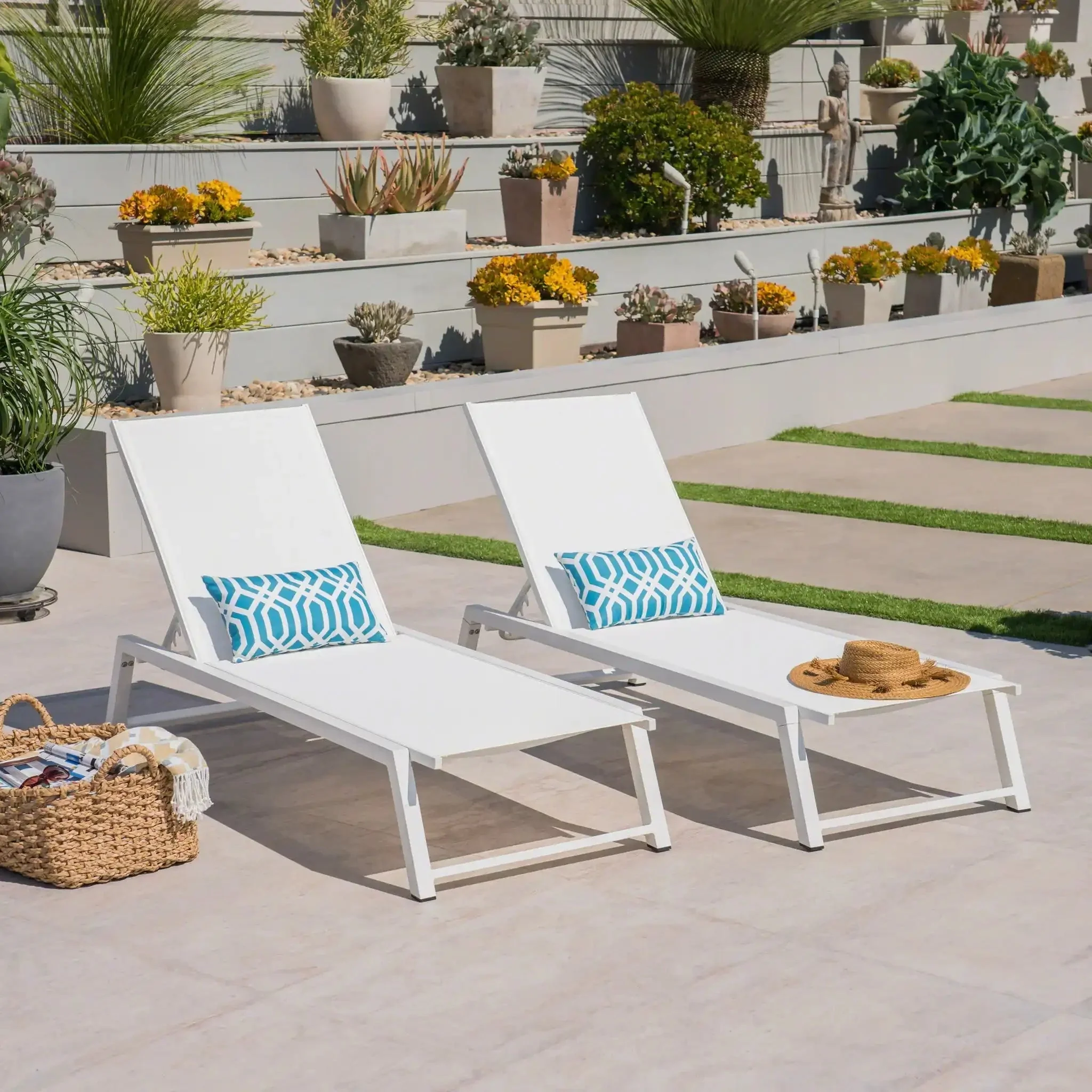 Myers - Modern Chaise Lounge Set With Adjustable Back - Image 12