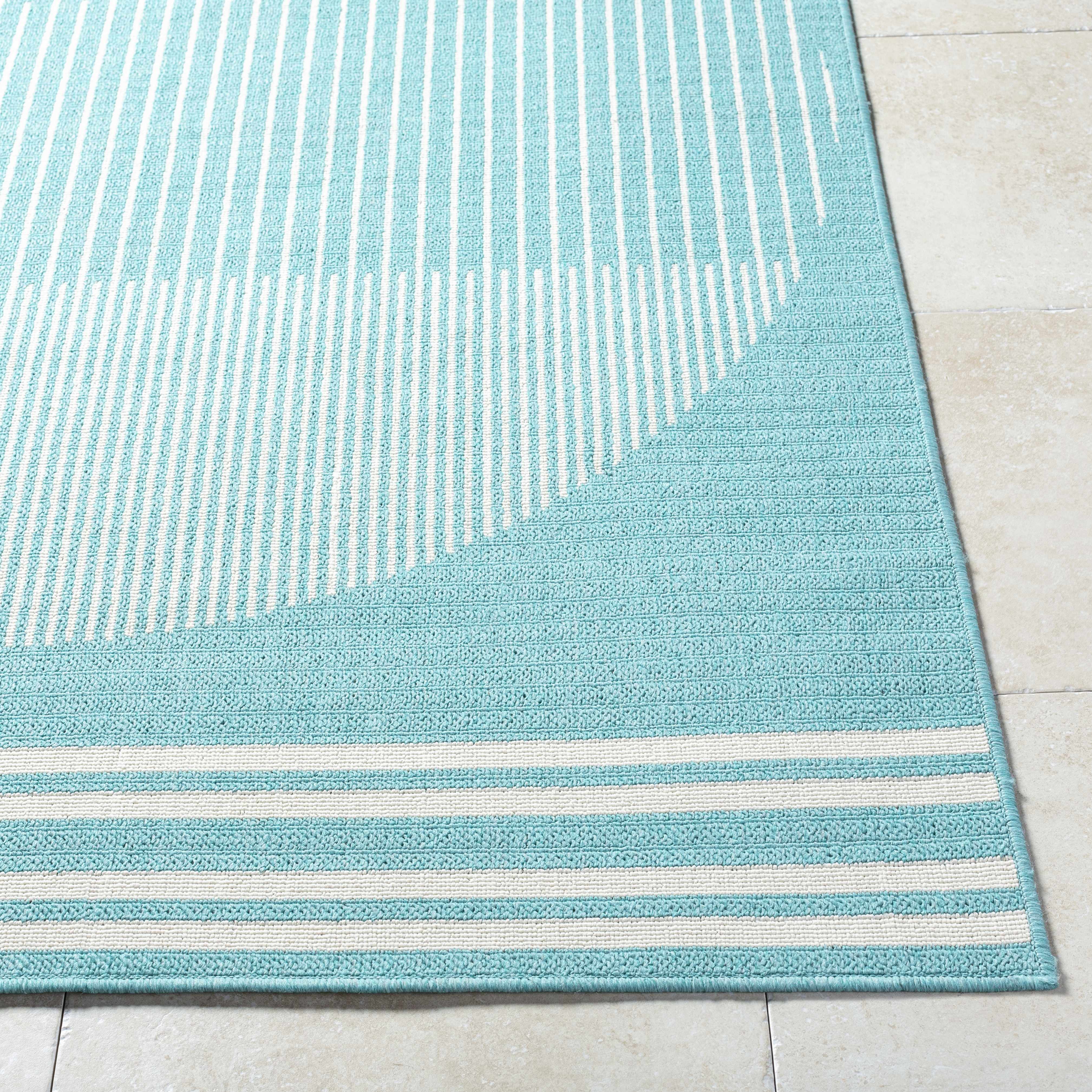 Nabil Aqua Area Rug - Clearance - Image 4