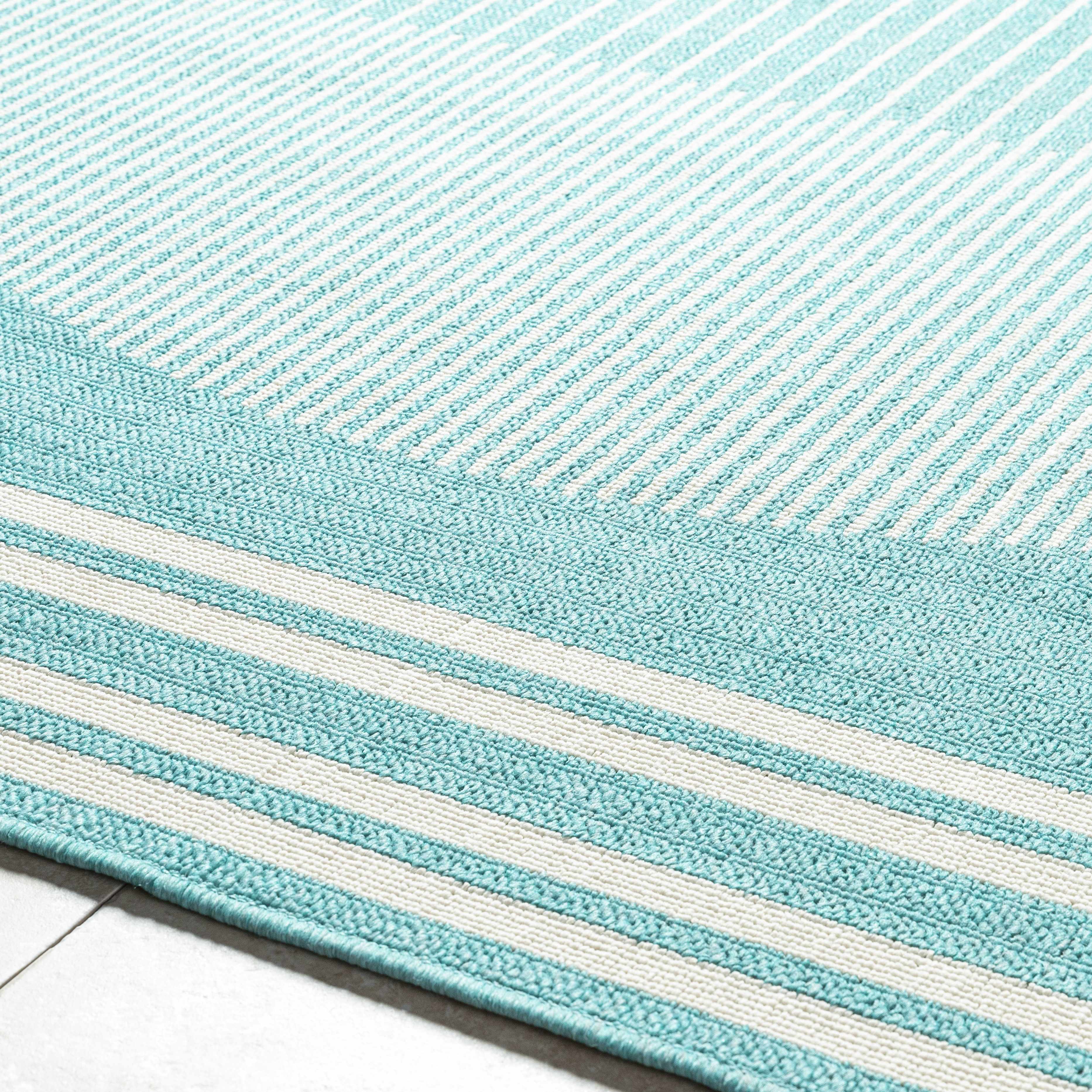 Nabil Aqua Area Rug - Clearance - Image 7