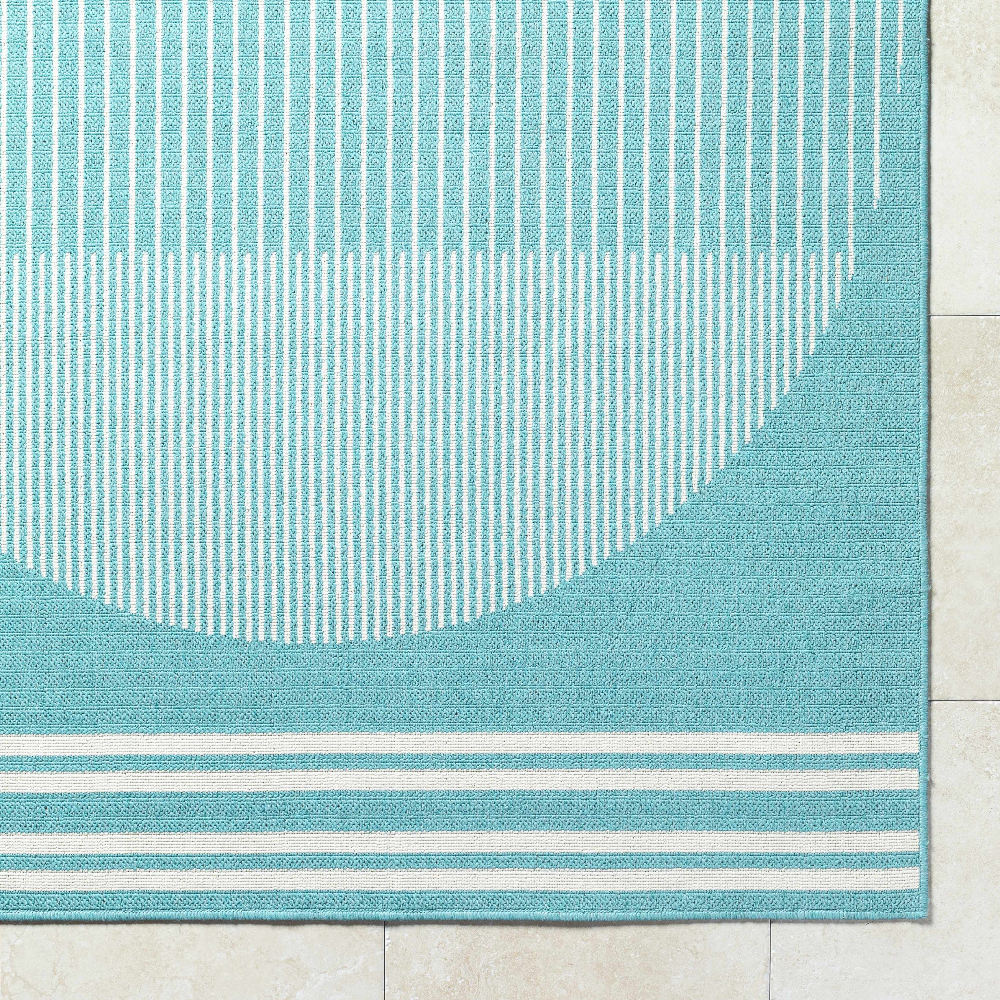 Nabil Aqua Area Rug - Clearance - Image 8
