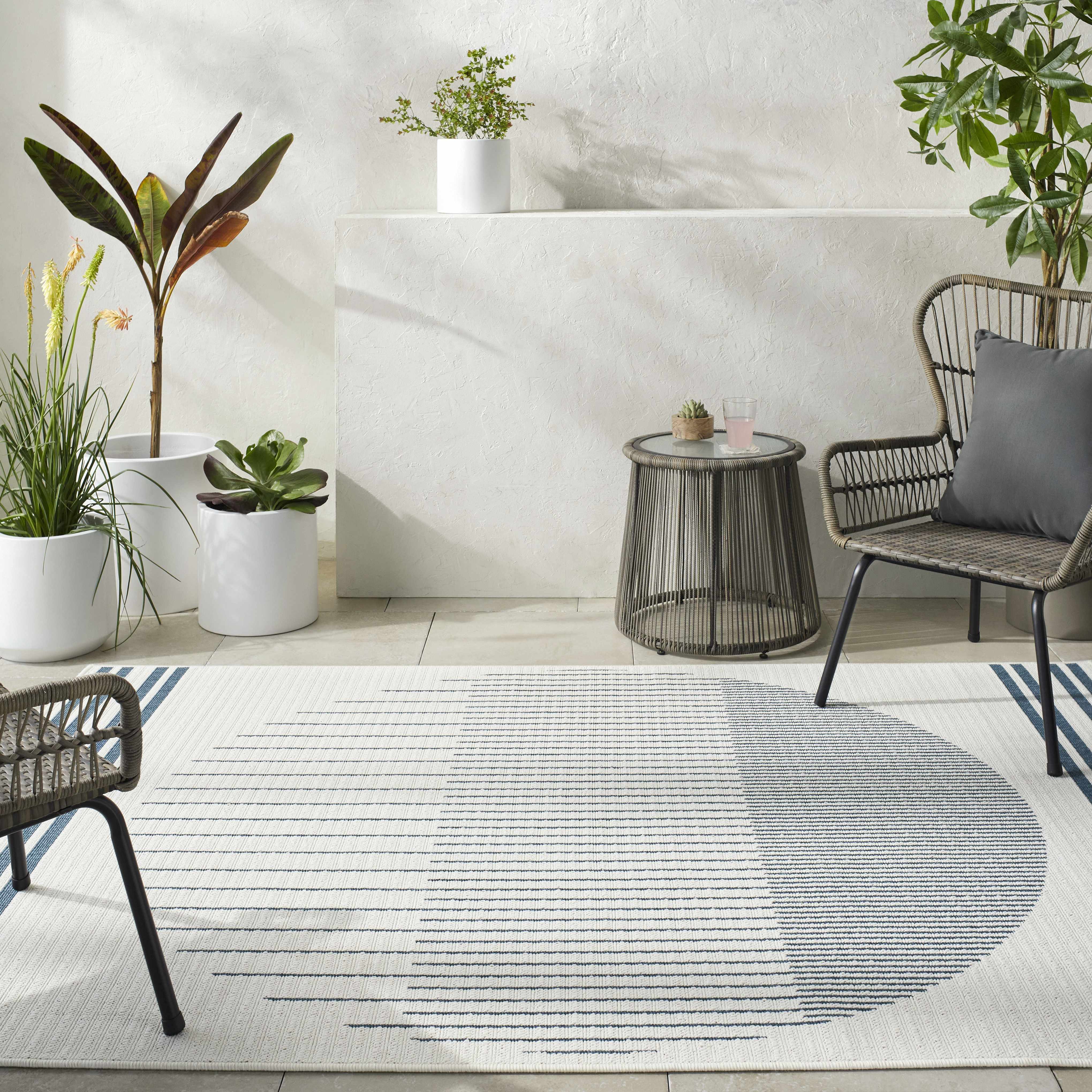 Nabil Midnight Blue Area Rug - Clearance - Image 2