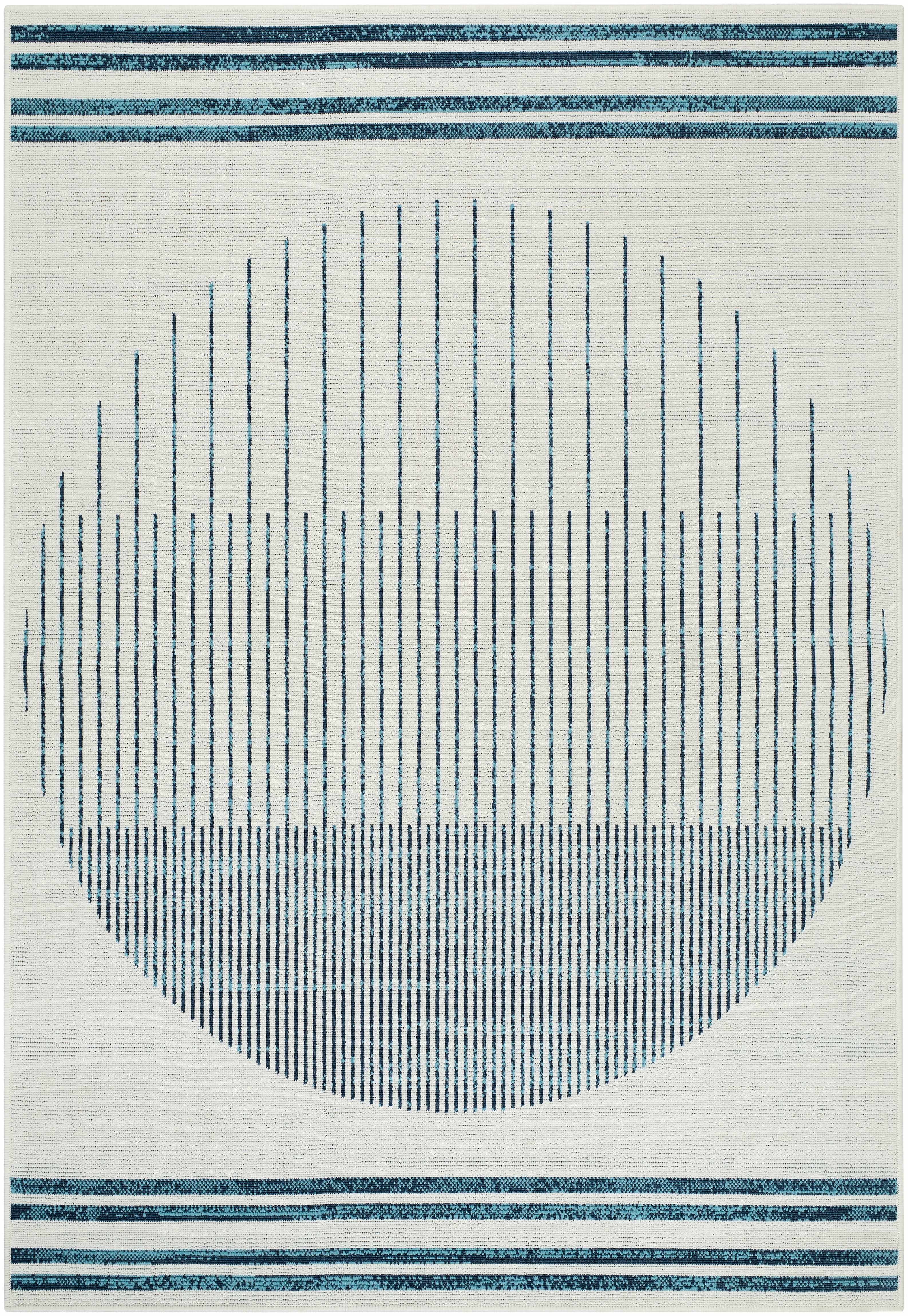 Nabil Slate Blue Area Rug - Clearance