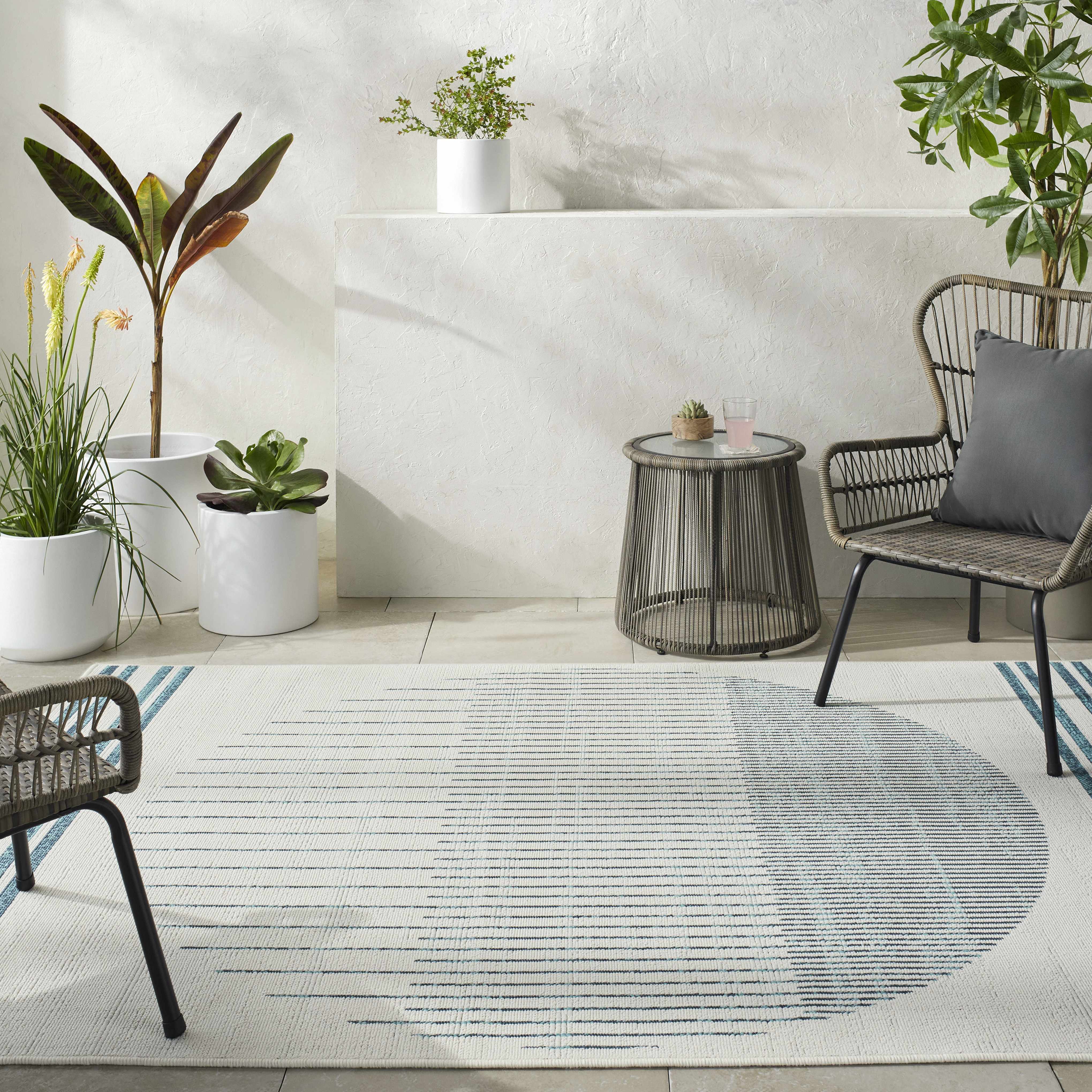 Nabil Slate Blue Area Rug - Clearance - Image 2
