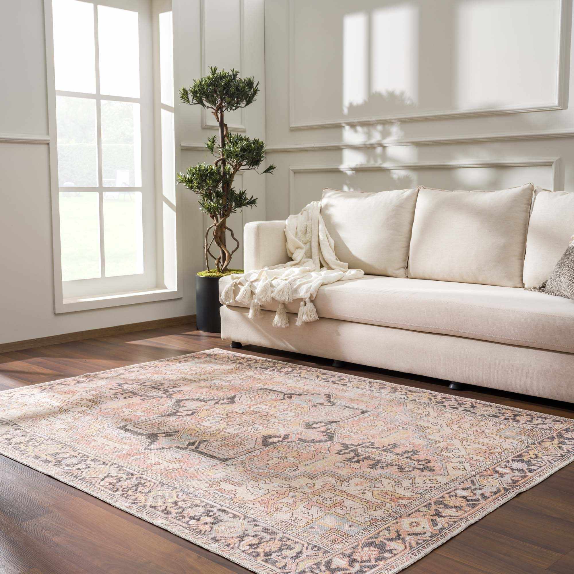 Nadia Dust Pink Area Rug - Image 2