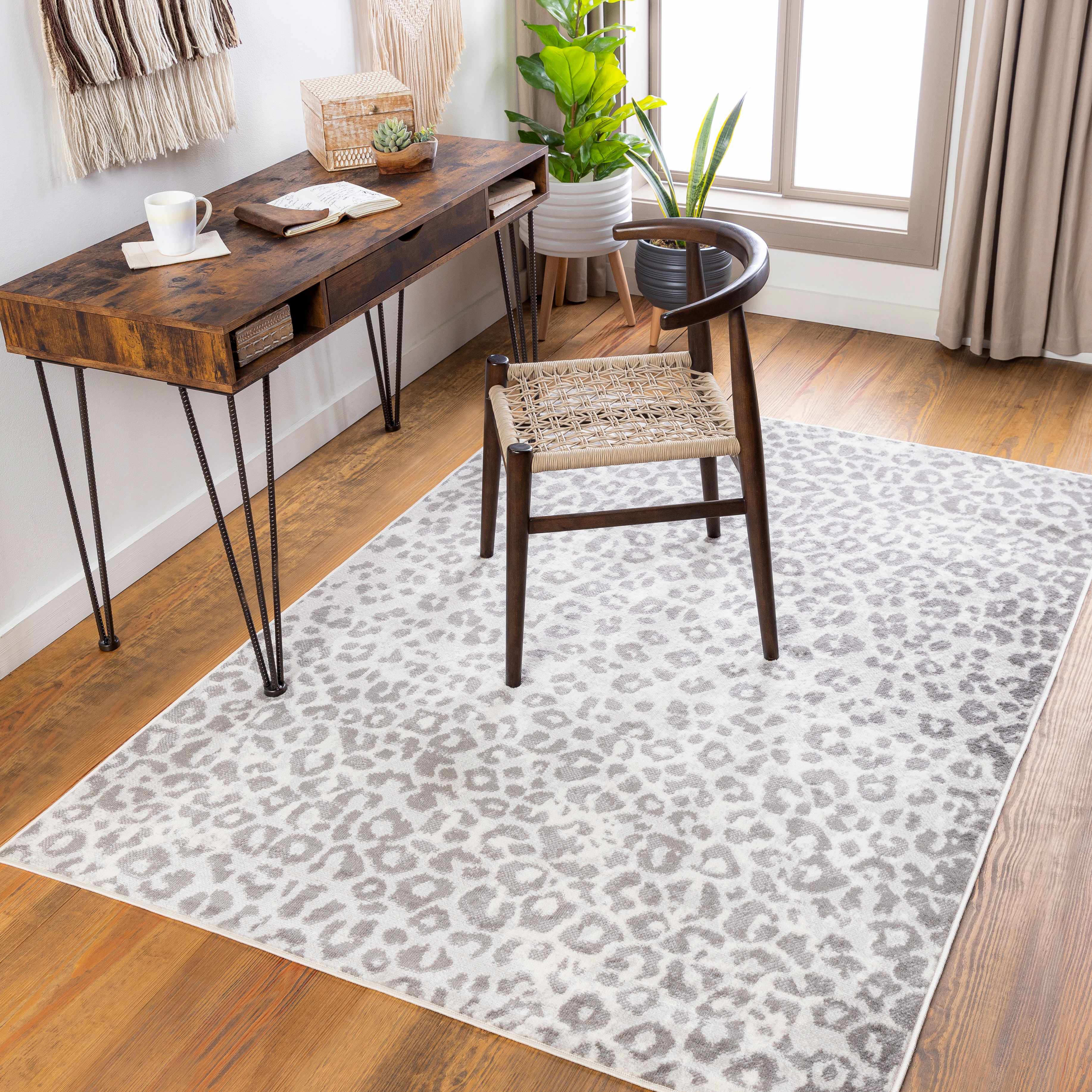 Nagambie Leopard Print Area Rug - Image 2