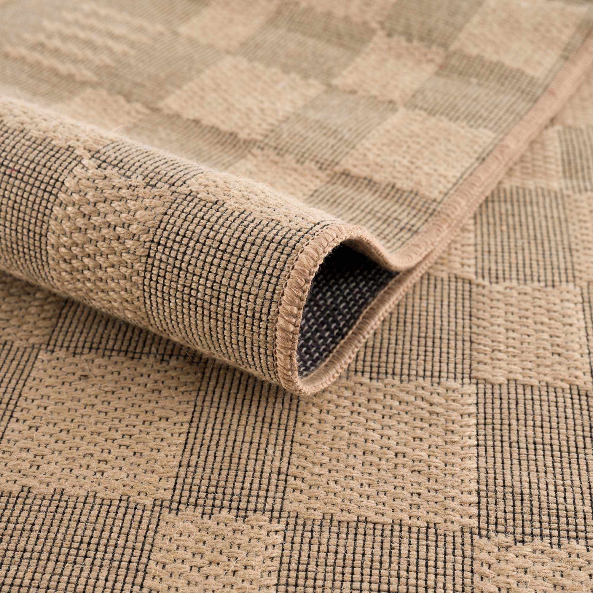 Nairi Checkered Washable Jute Rug - Image 5