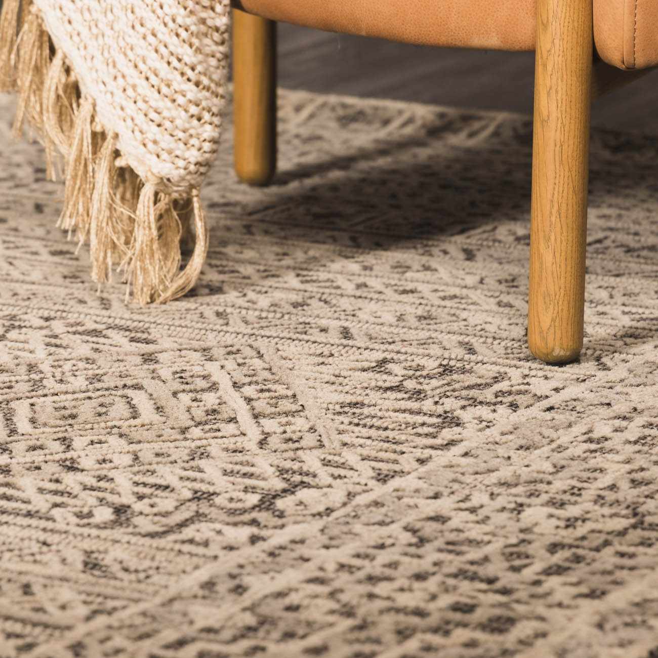 Nairne Textured Wool Area Rug - Clearance - Image 11