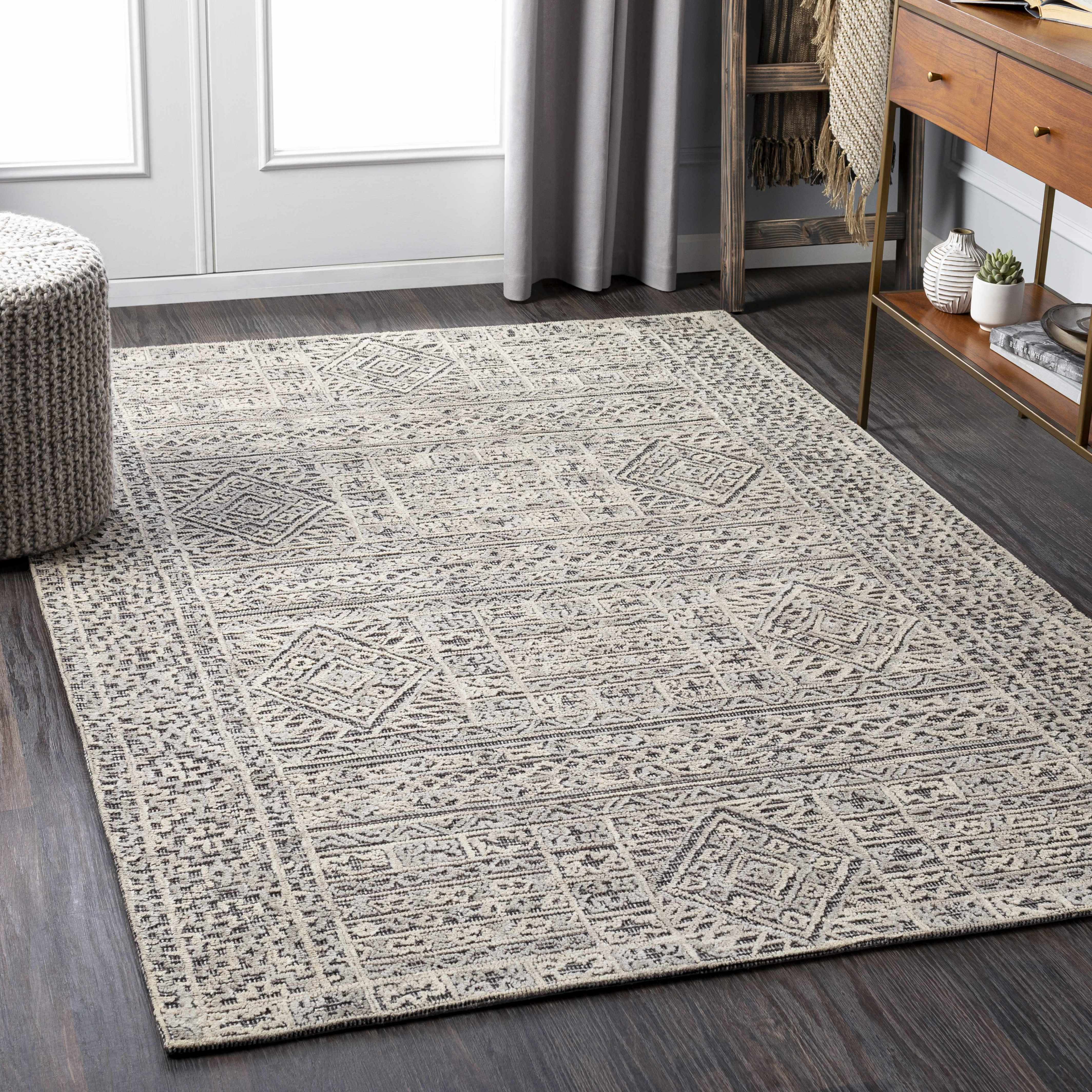 Nairne Textured Wool Area Rug - Clearance - Image 3