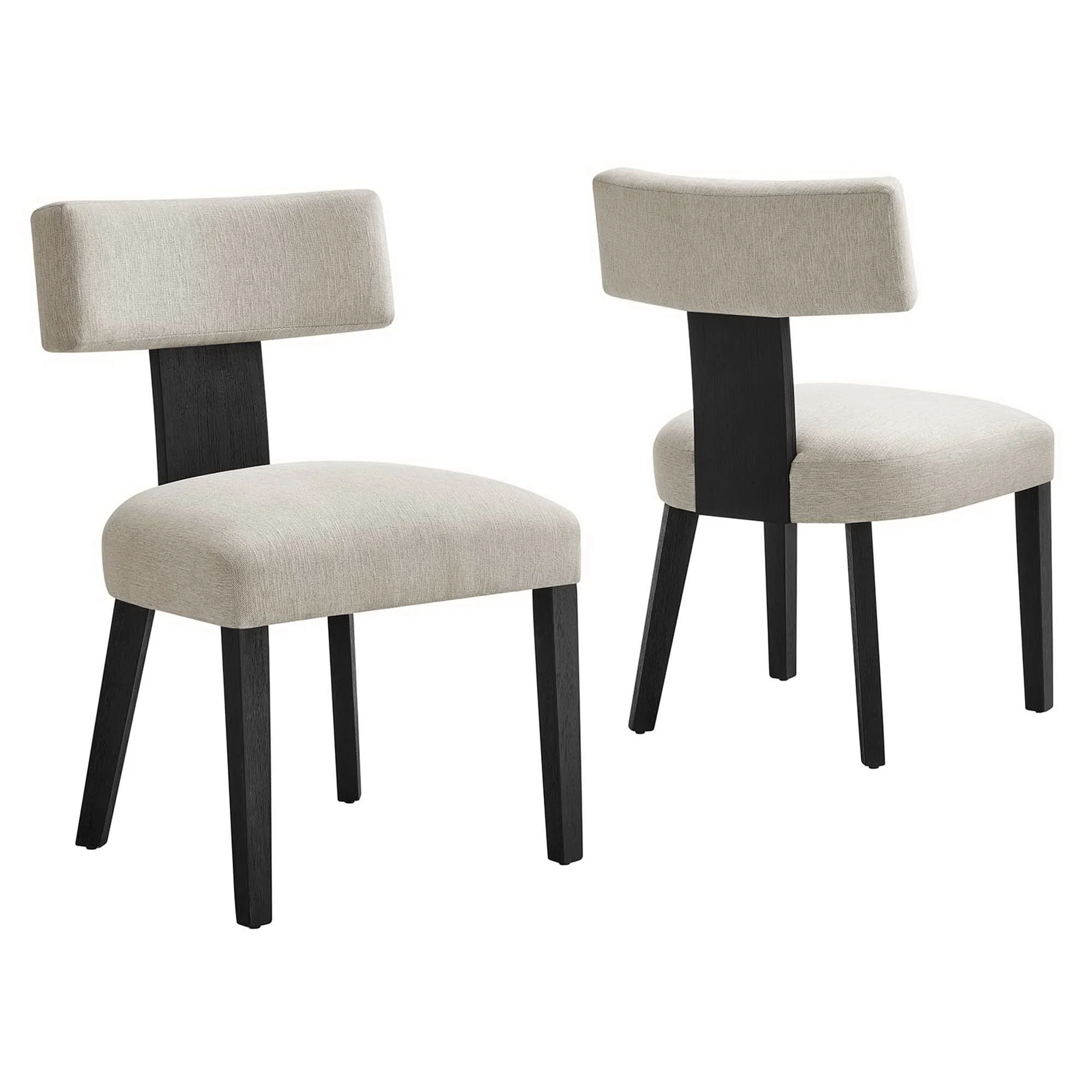 Nalani Fabric Upholstered Dining Chairs Set of 2 by Modway - Image 27