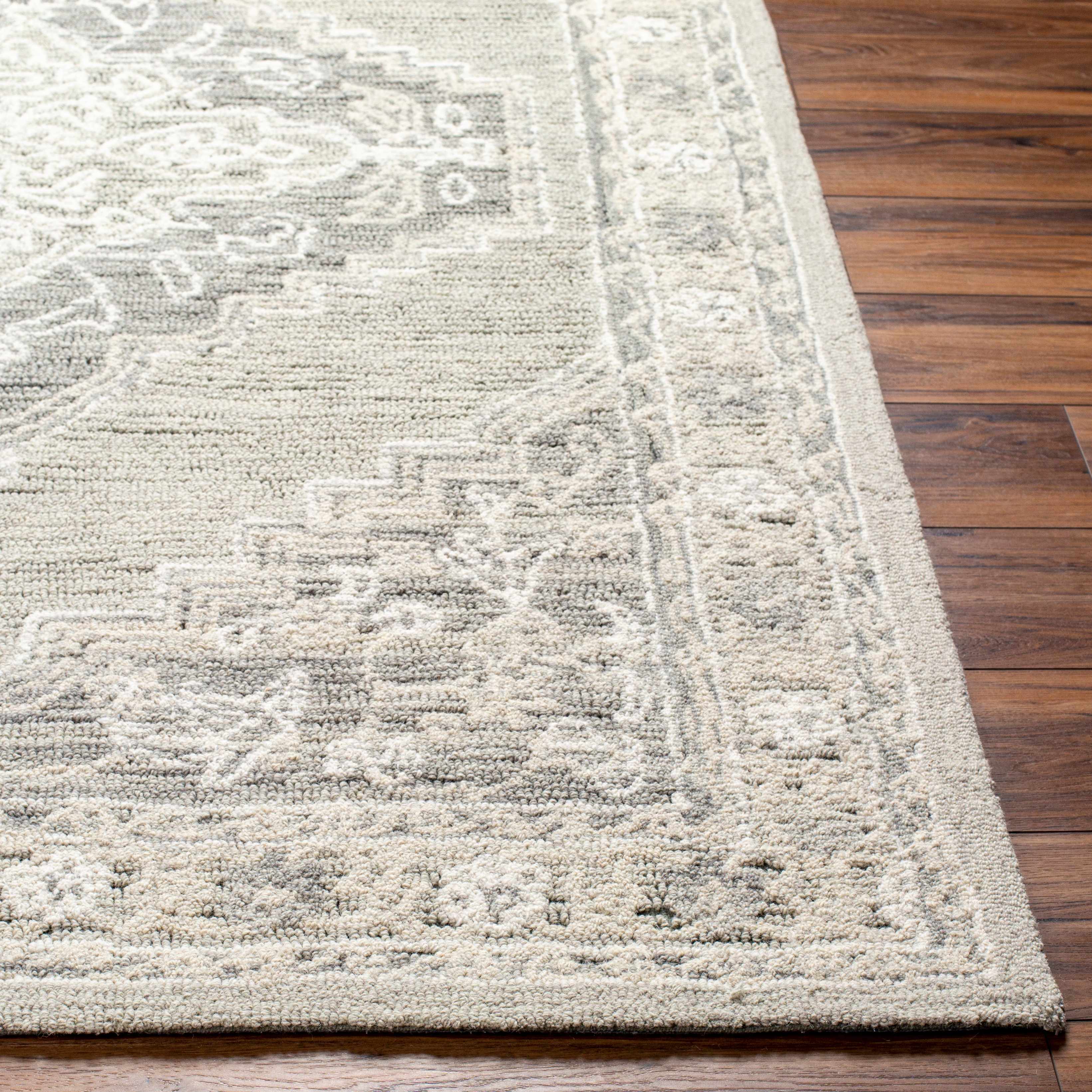 Nani Gray Wool Blend Area Rug - Clearance - Image 3