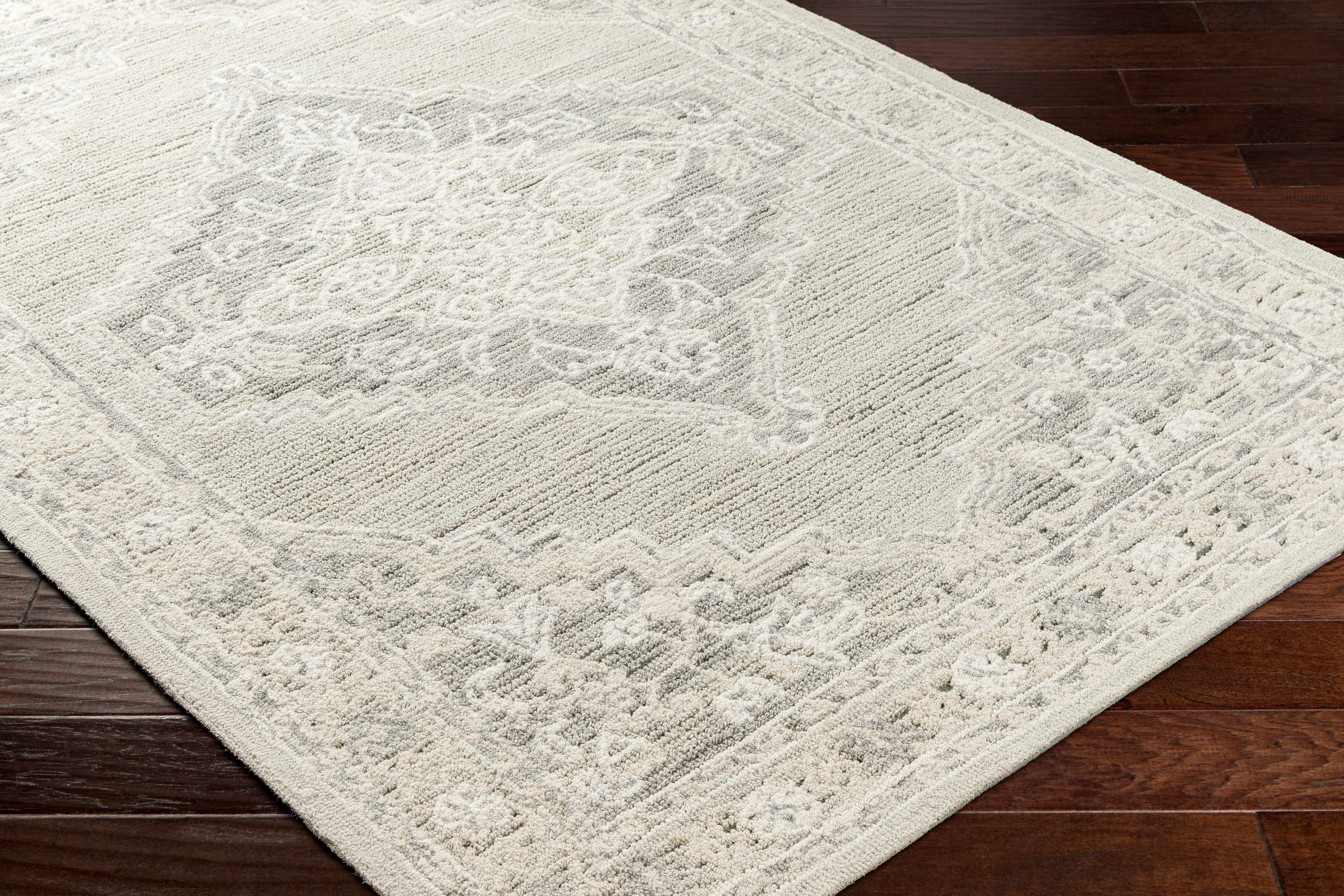 Nani Gray Wool Blend Area Rug - Clearance - Image 4