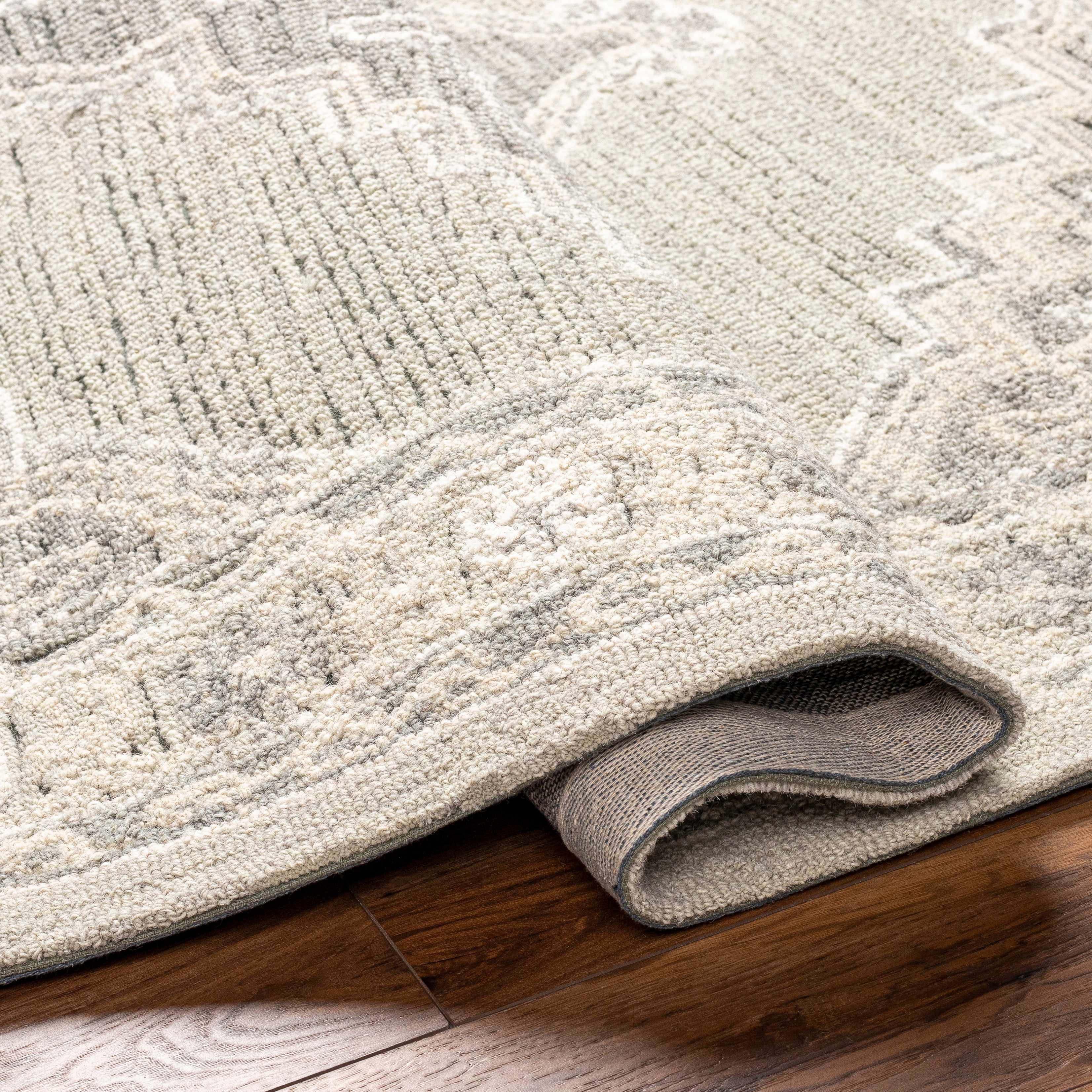 Nani Gray Wool Blend Area Rug - Clearance - Image 5