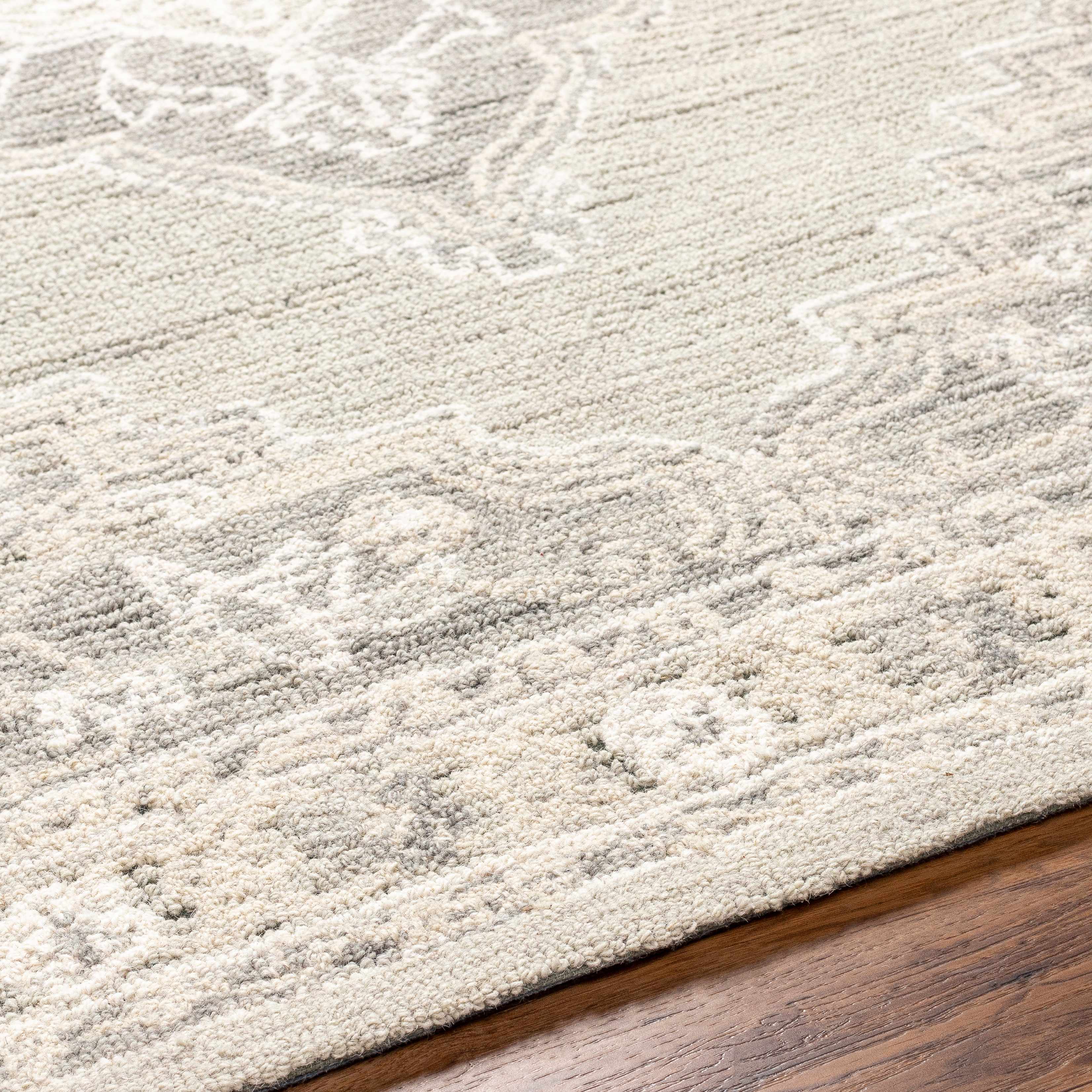 Nani Gray Wool Blend Area Rug - Clearance - Image 6