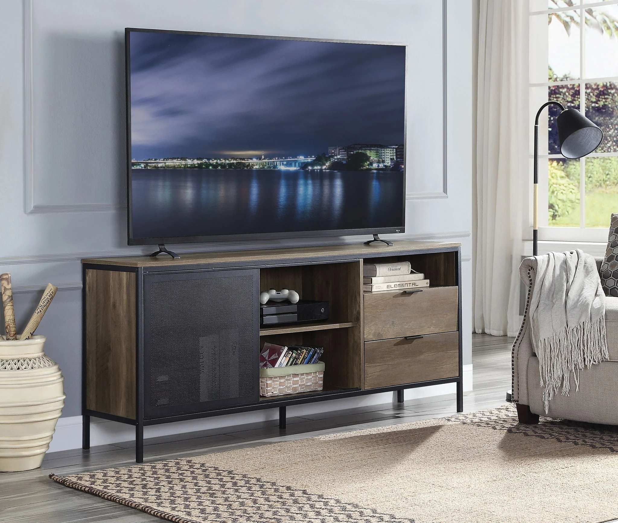 Nantan - Rustic TV Stand - Image 2