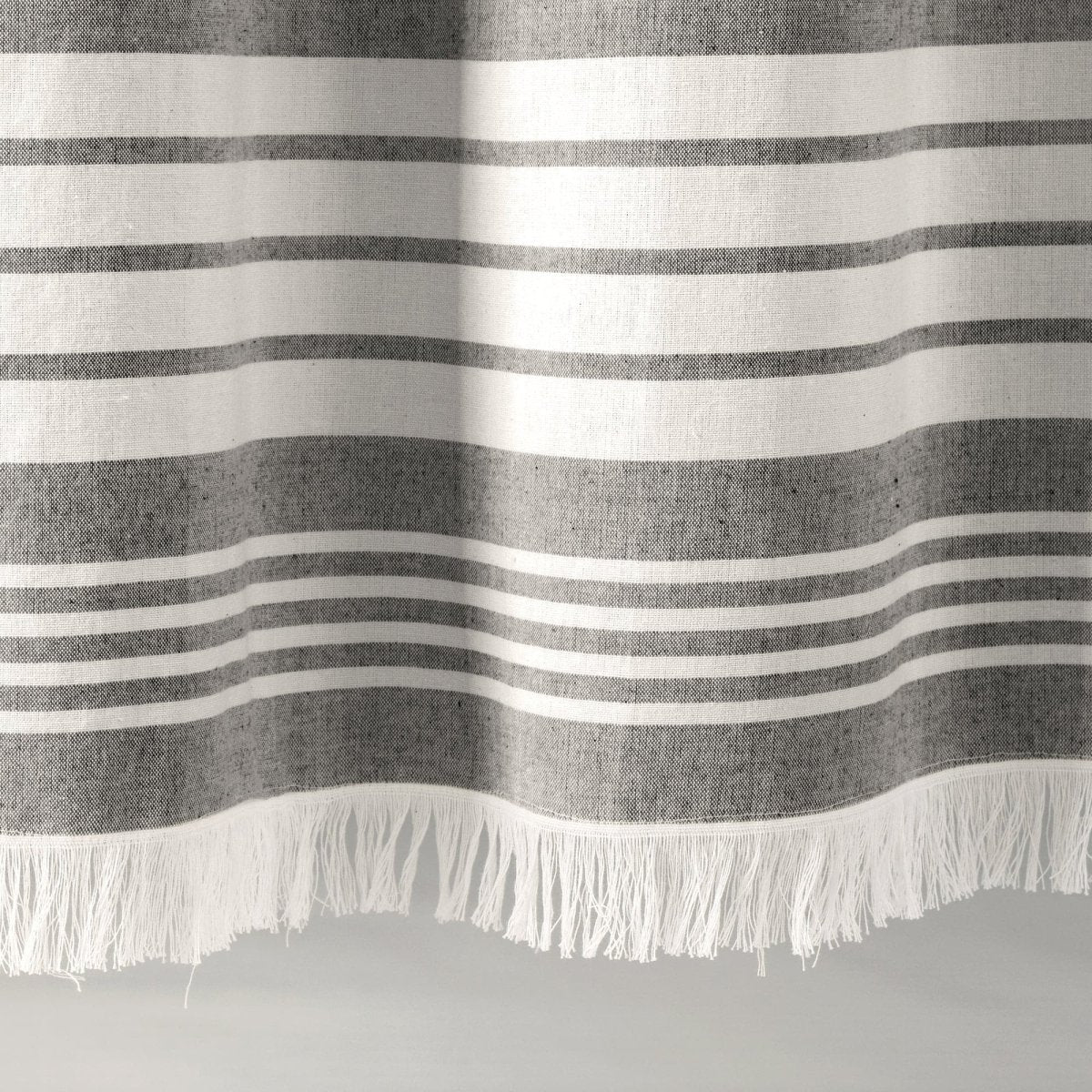 Nantucket Yarn Dyed Tassel Fringe Shower Curtain - Image 15