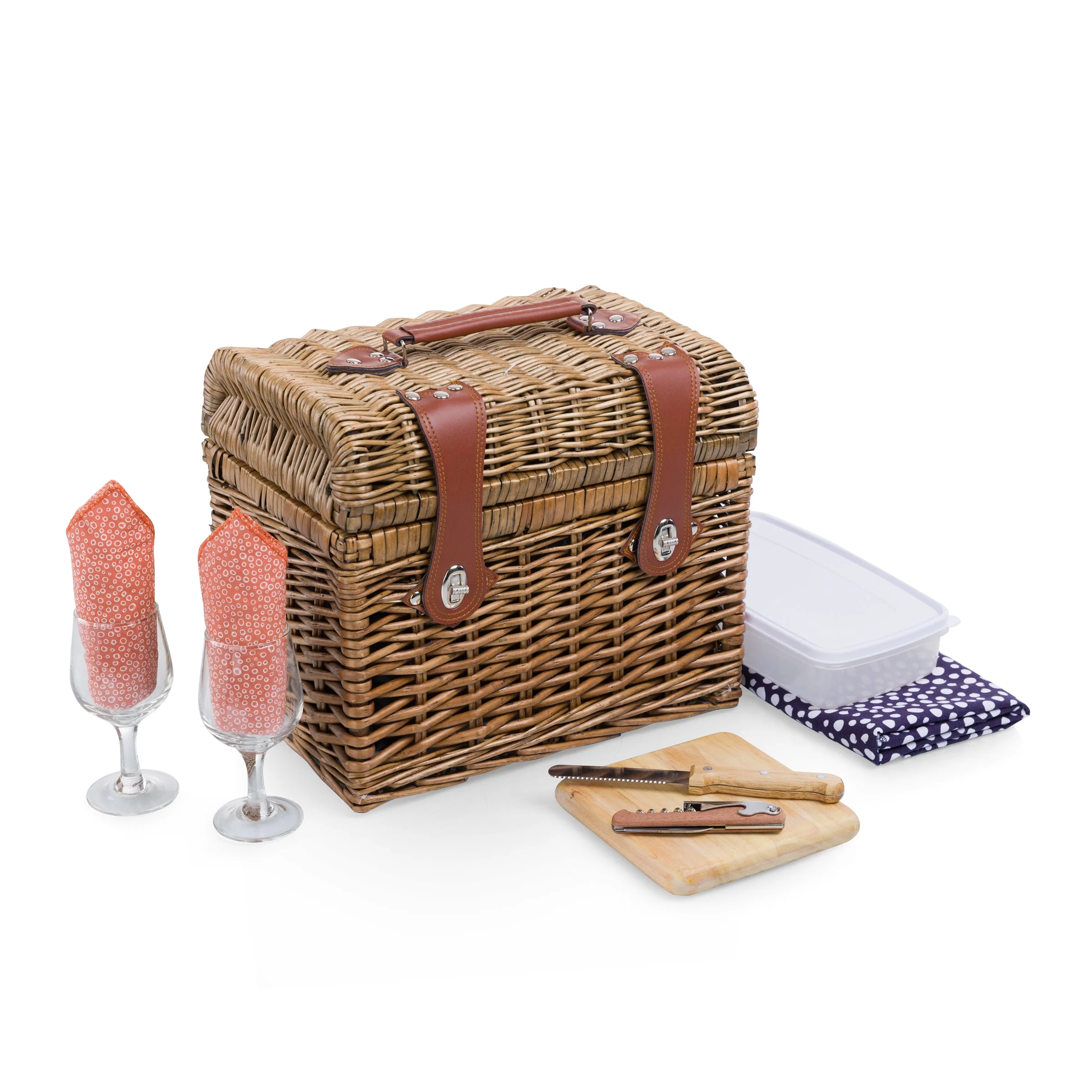 Napa Wine & Cheese Picnic Basket - Image 6