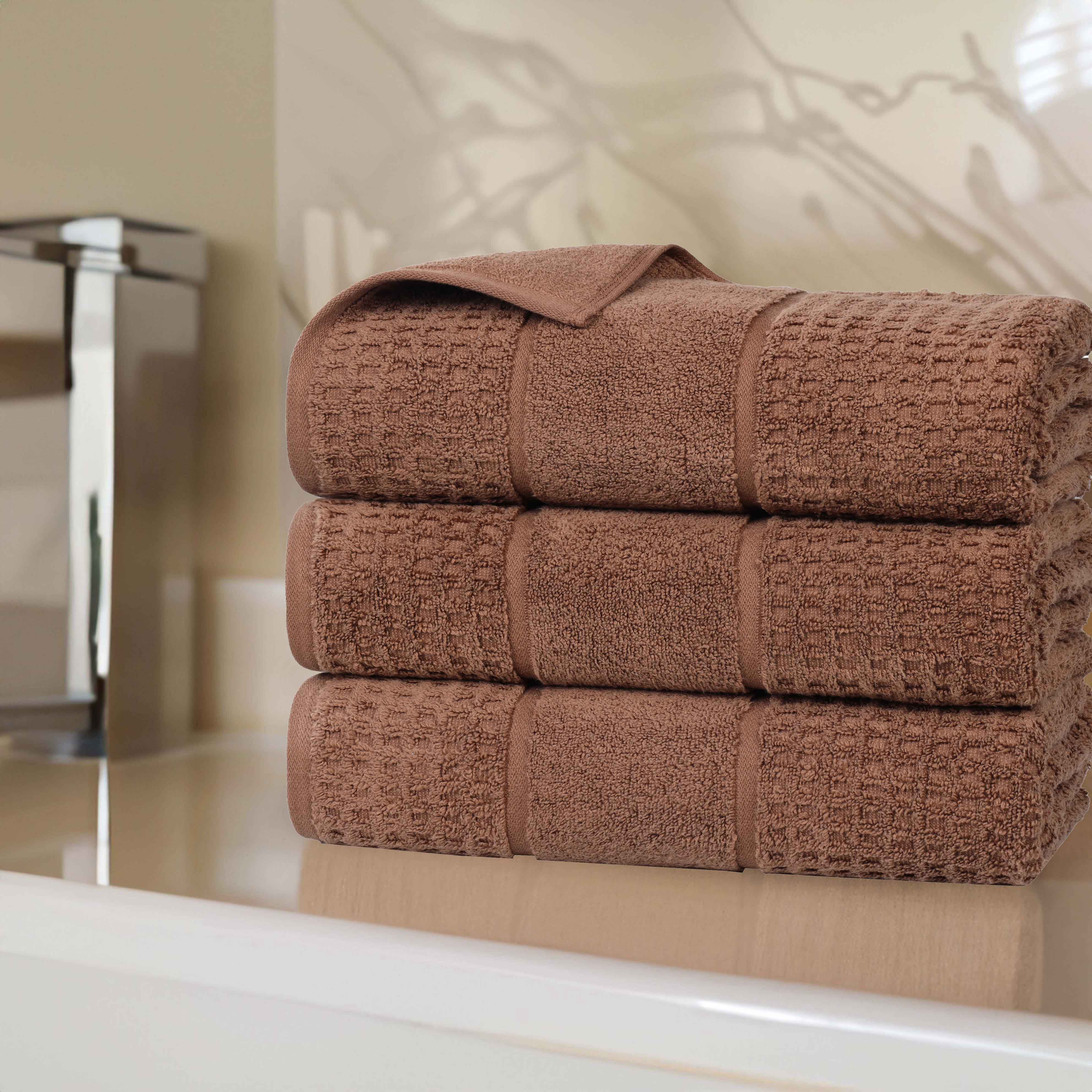 Napa Zero-Twist Cotton Waffle Towel Set 3 Piece - Image 17