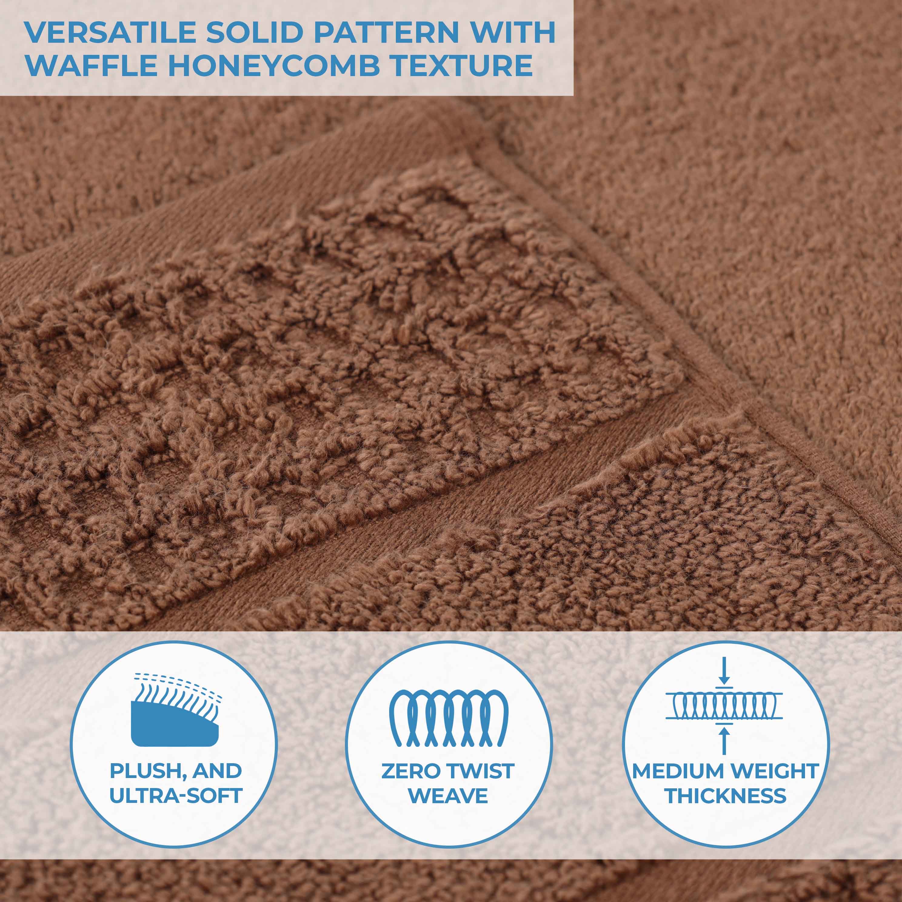Napa Zero-Twist Cotton Waffle Towel Set 3 Piece - Image 20
