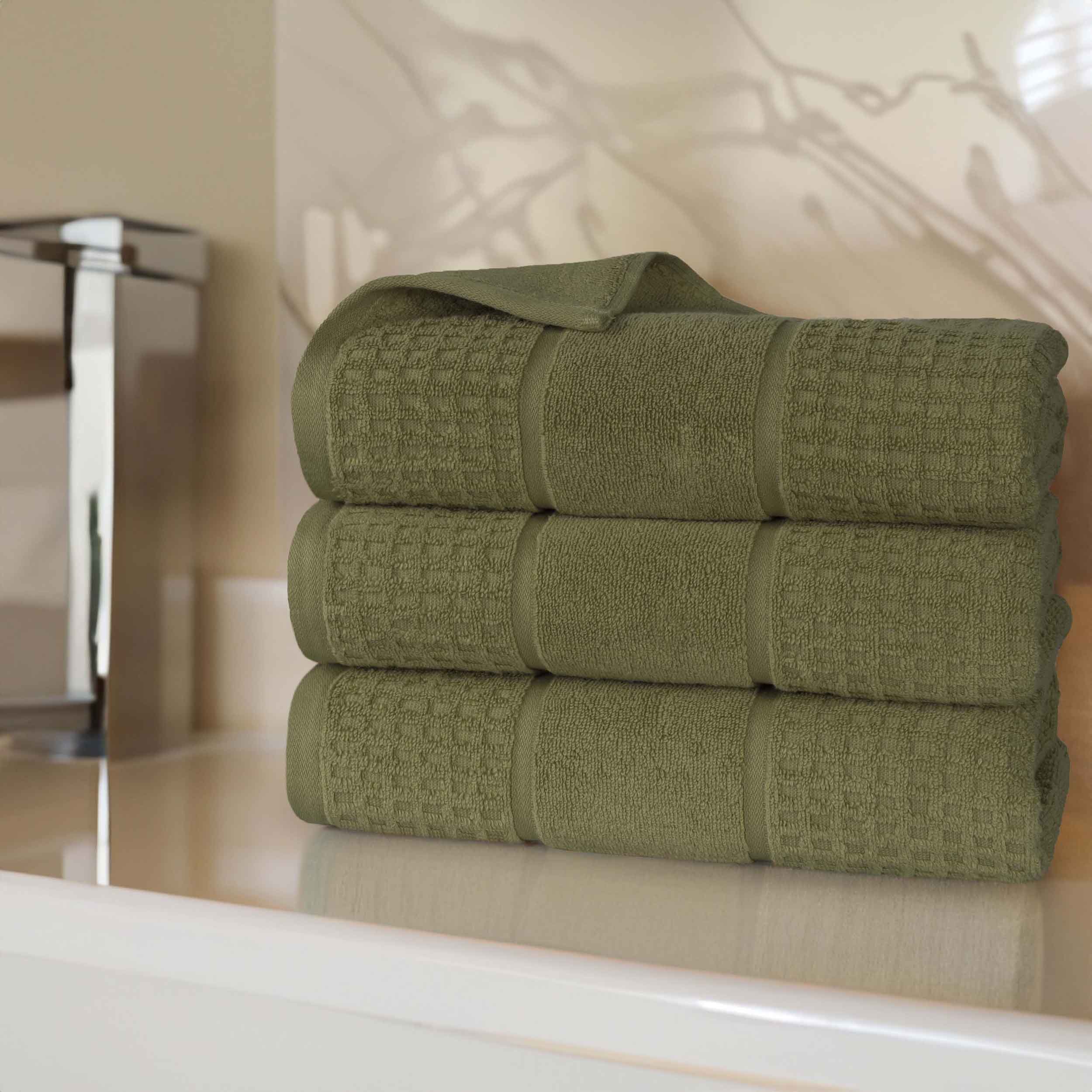 Napa Zero-Twist Cotton Waffle Towel Set 3 Piece - Image 25