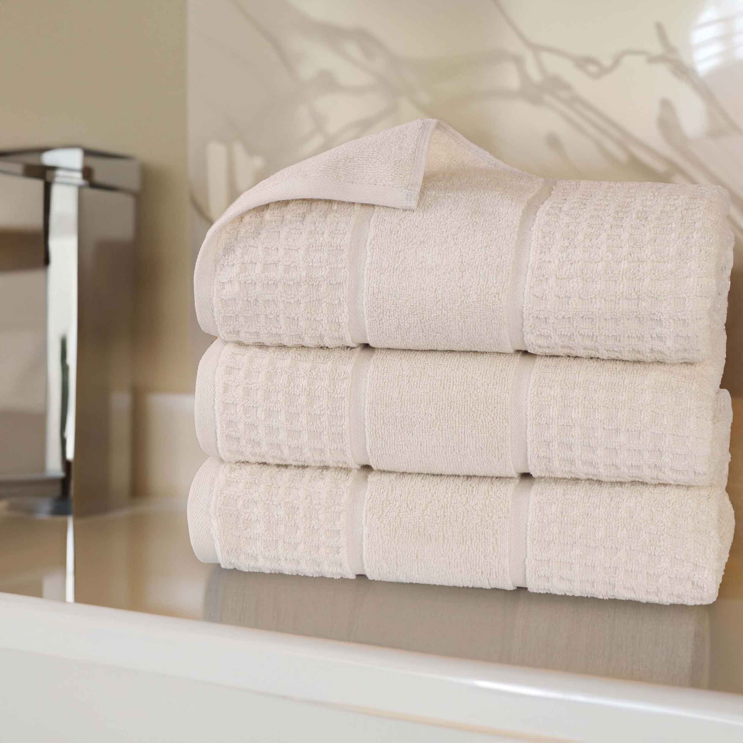 Napa Zero-Twist Cotton Waffle Towel Set 3 Piece - Image 39