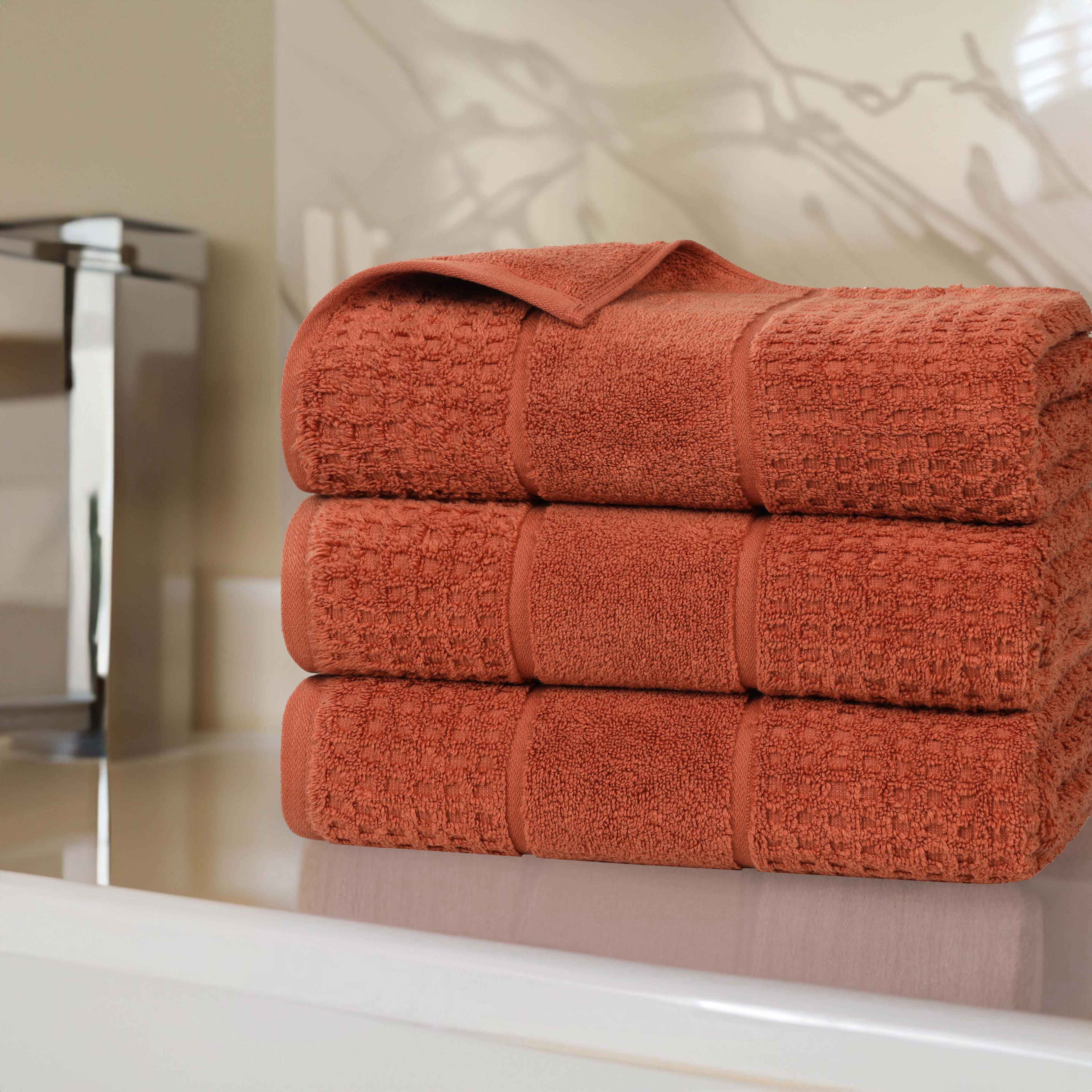 Napa Zero-Twist Cotton Waffle Towel Set 3 Piece - Image 46