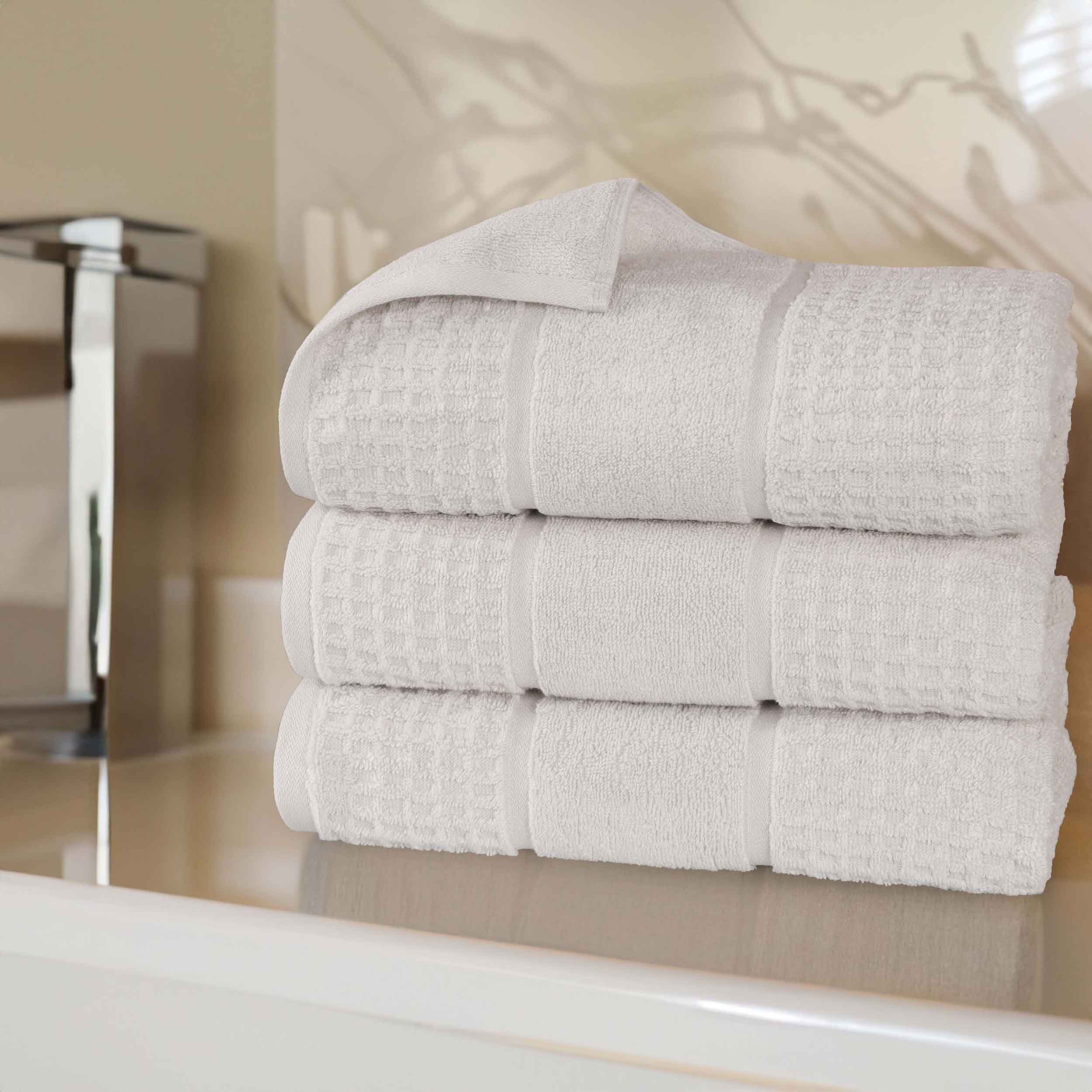 Napa Zero-Twist Cotton Waffle Towel Set 3 Piece - Image 54