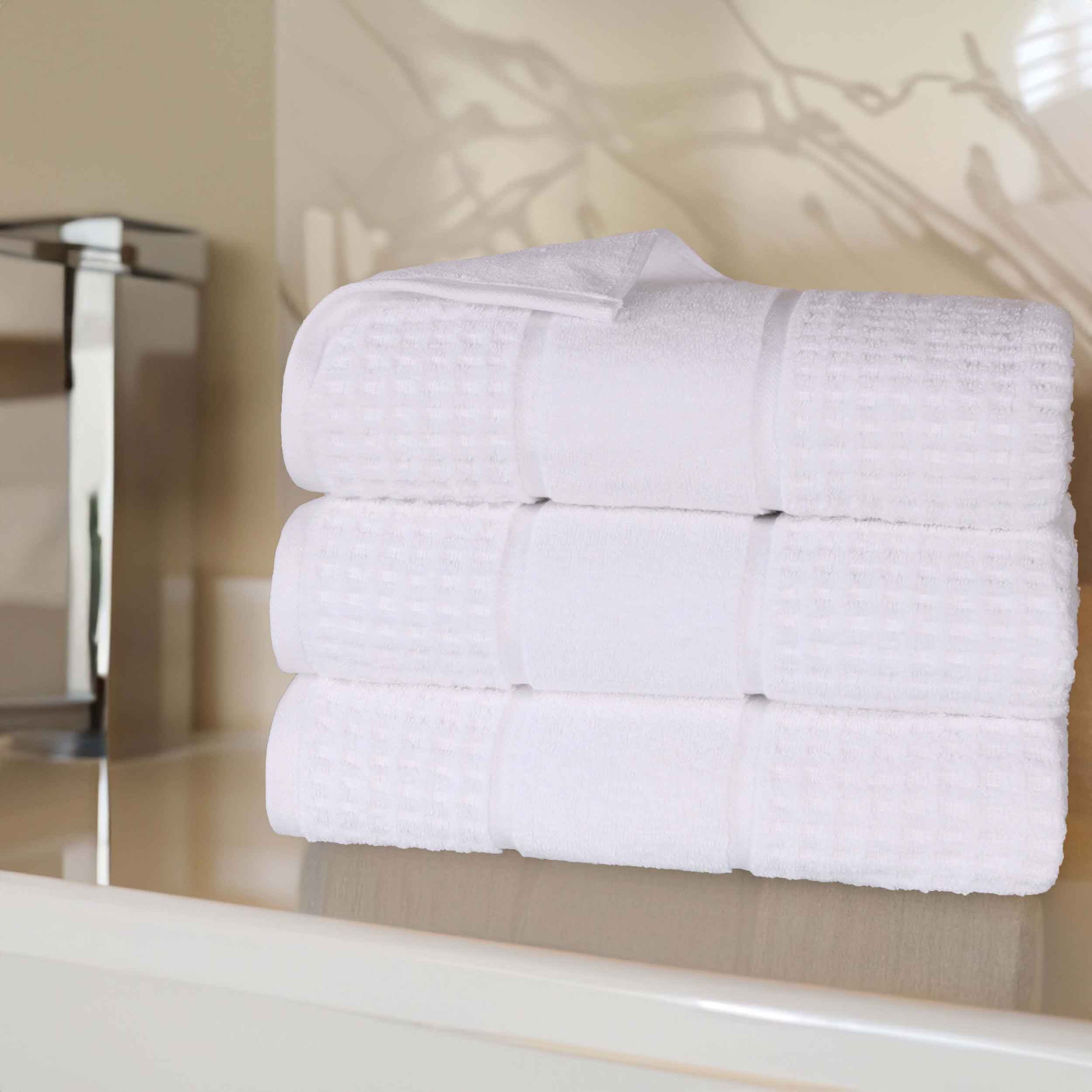 Napa Zero-Twist Cotton Waffle Towel Set 3 Piece - Image 61
