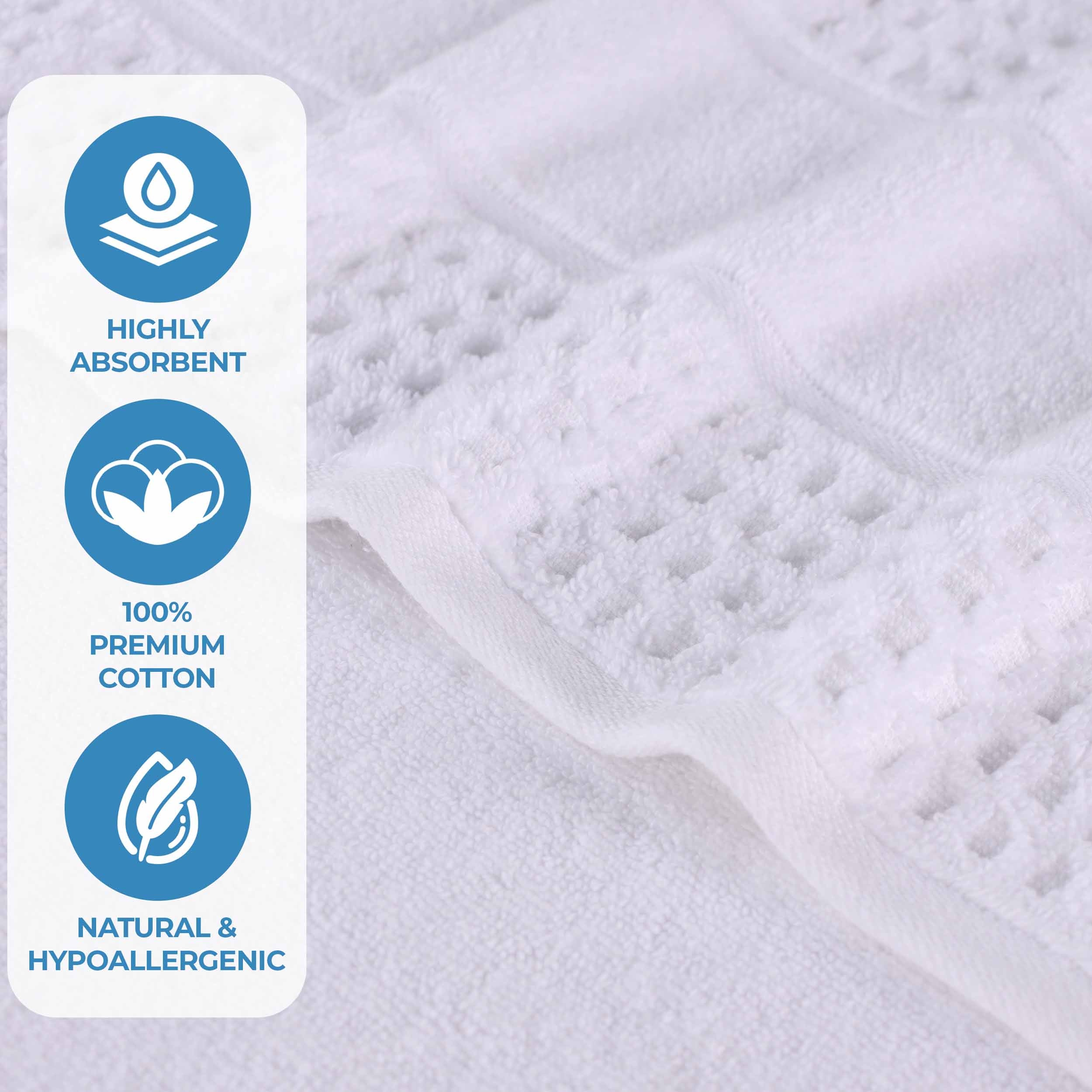 Napa Zero-Twist Cotton Waffle Towel Set 3 Piece - Image 63