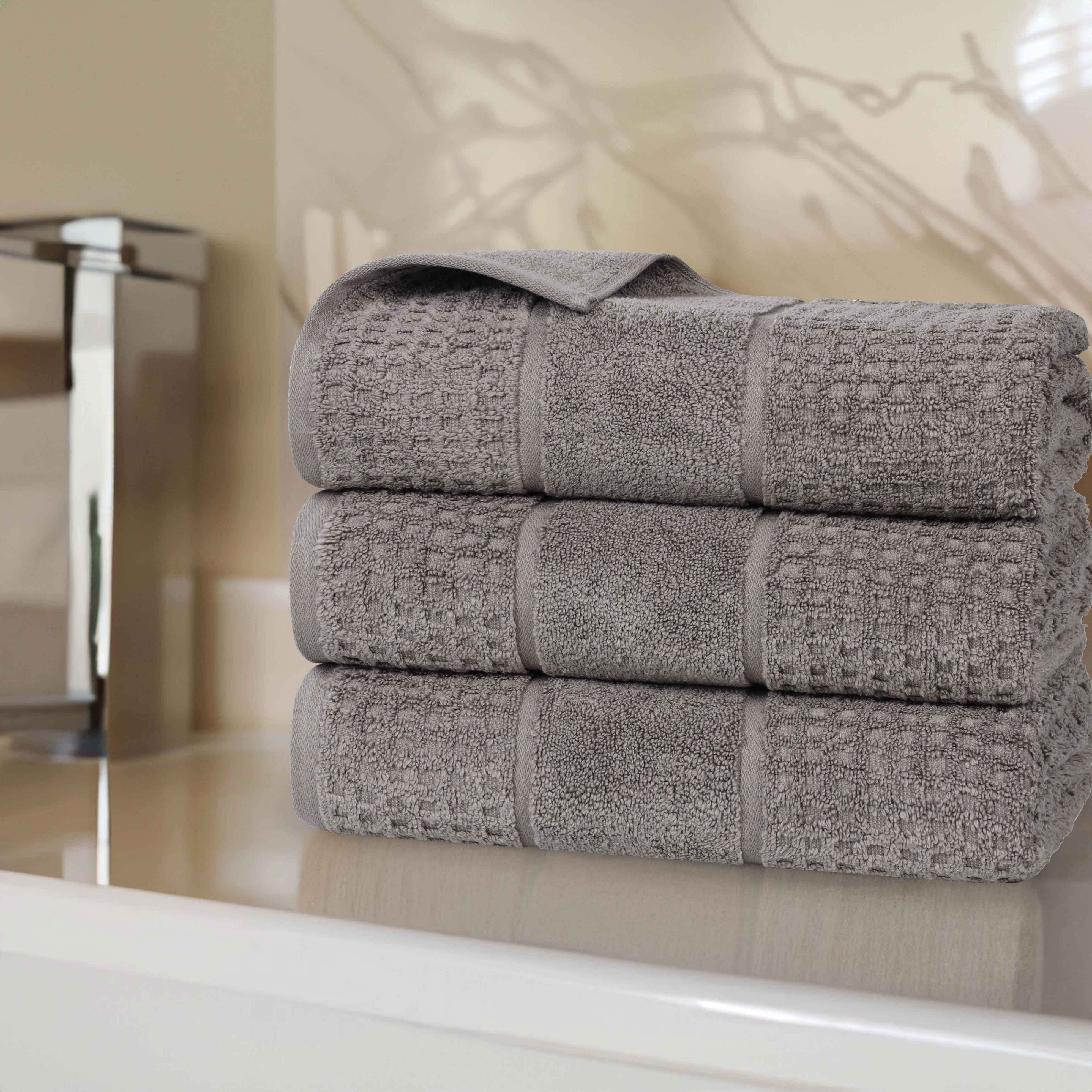Napa Zero-Twist Cotton Waffle Towel Set 3 Piece - Image 9