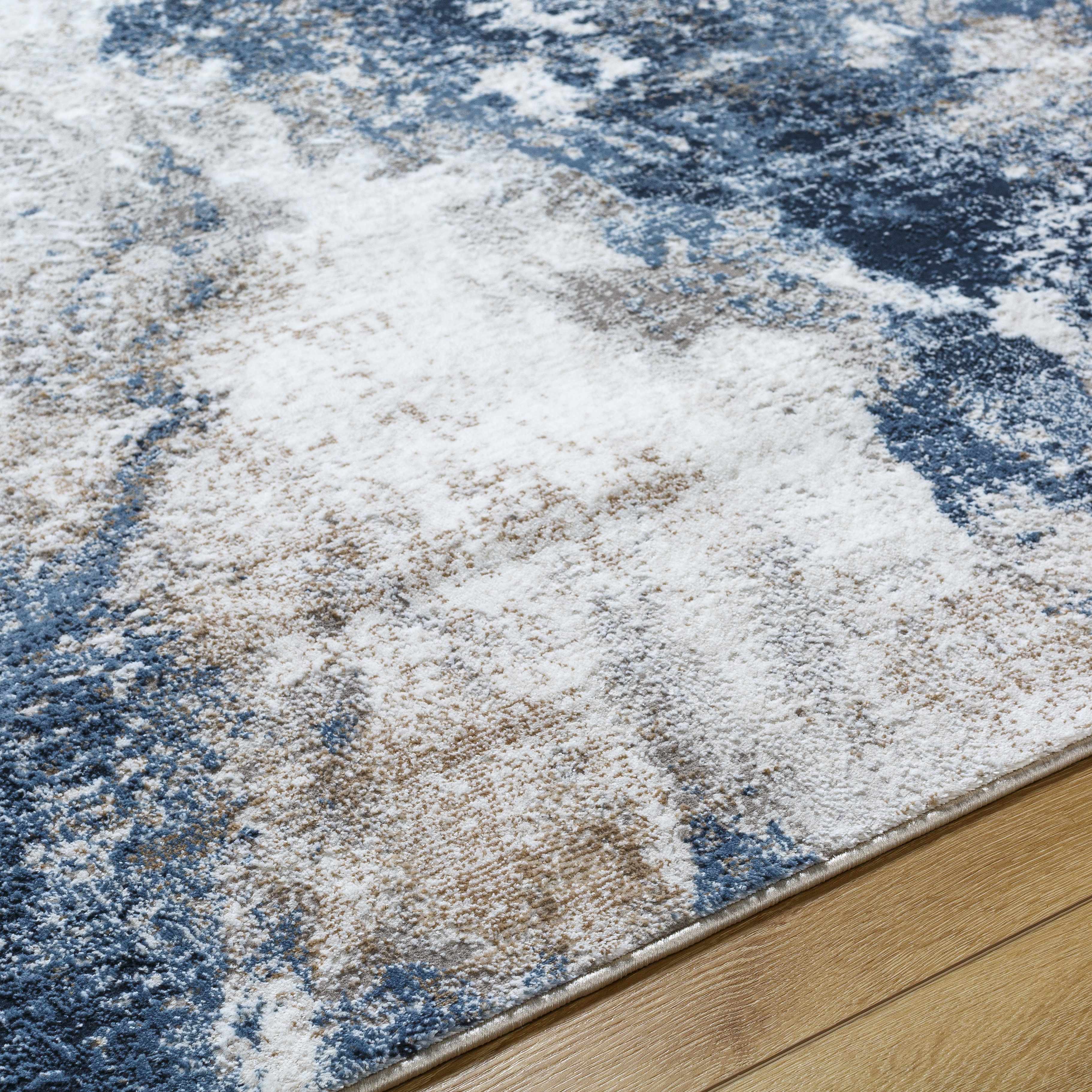 Napierville Blue Marble Rug - Image 8