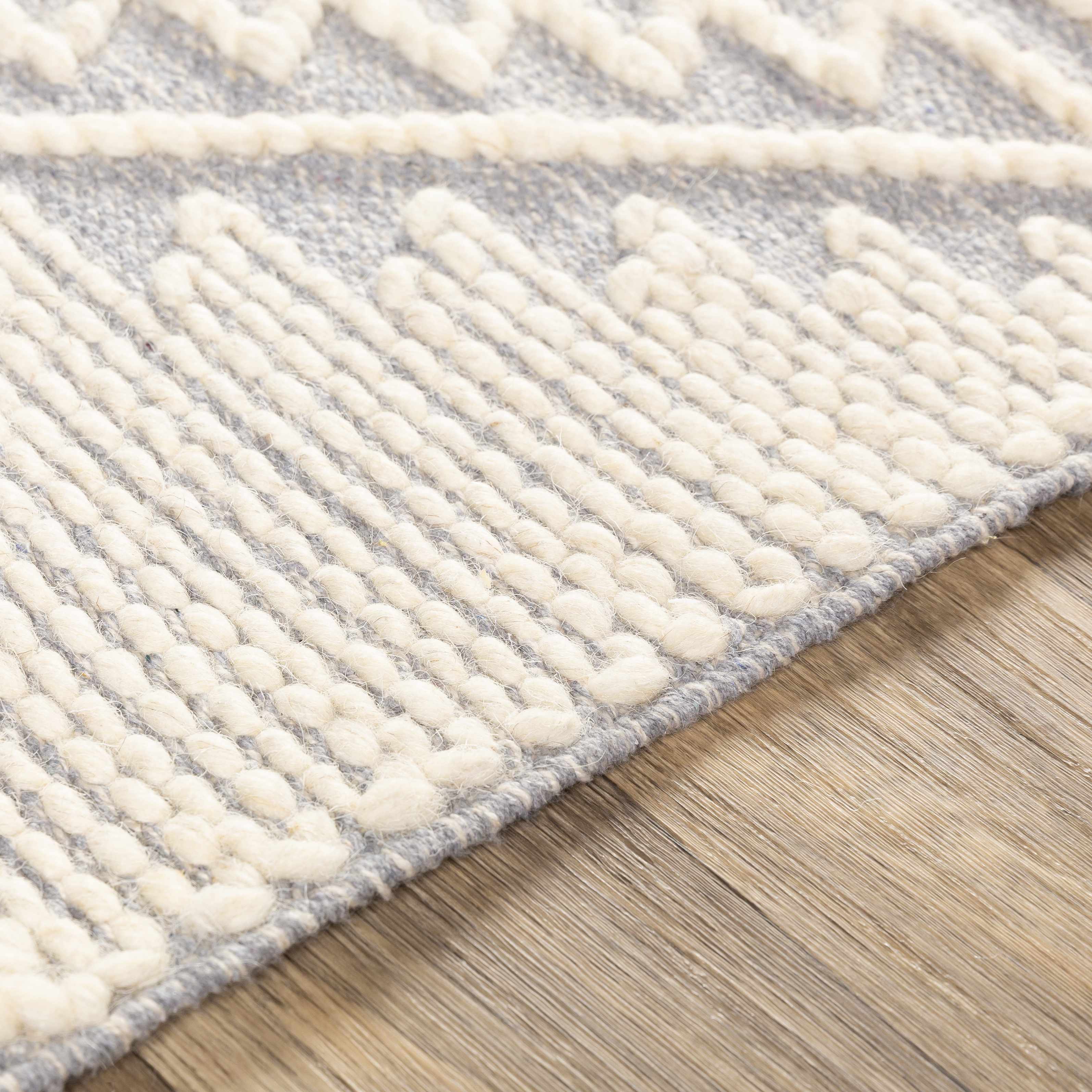 Naranjito Cream/Slate Trellis 2x3 Rug - Clearance - Image 5