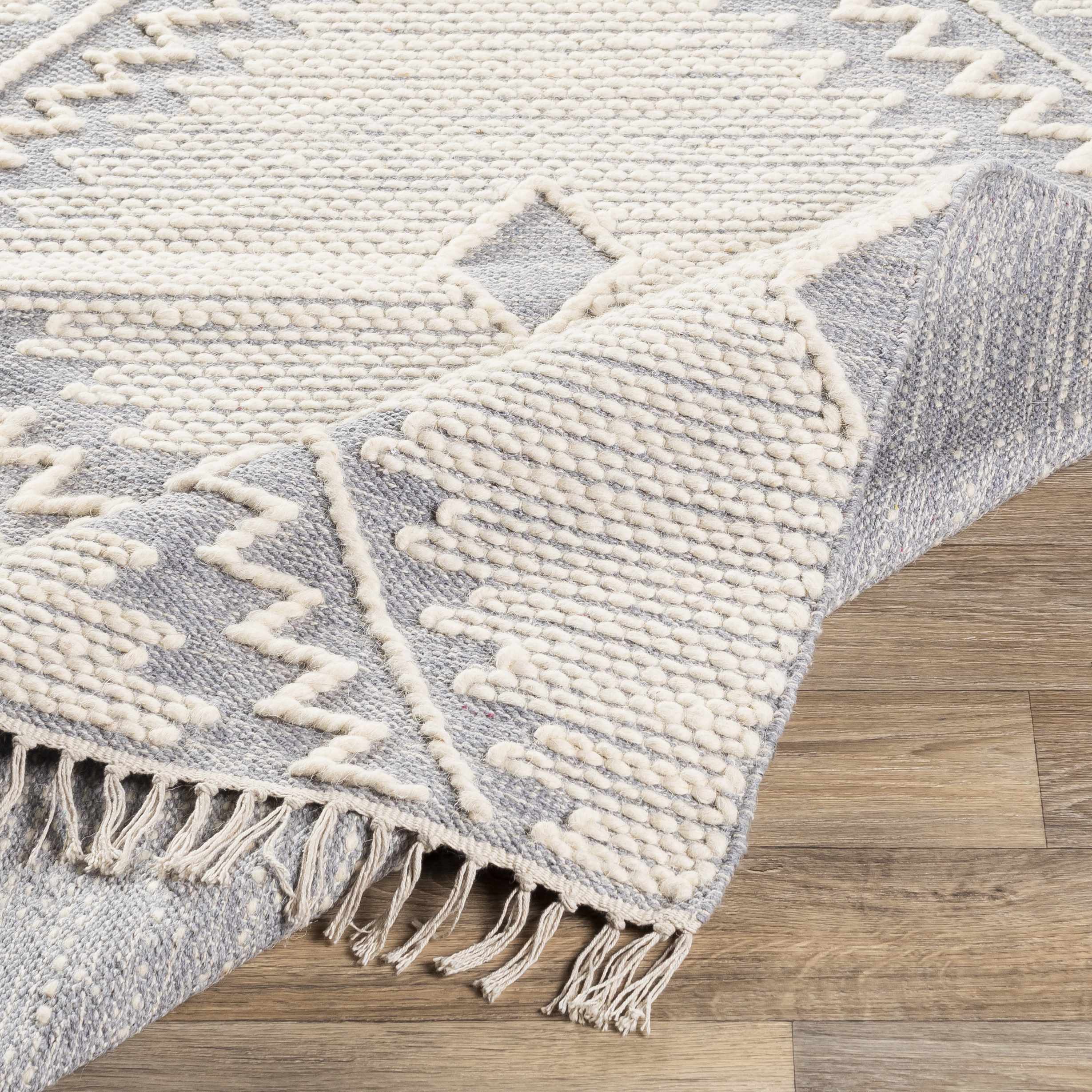 Naranjito Cream/Slate Trellis 2x3 Rug - Clearance - Image 6