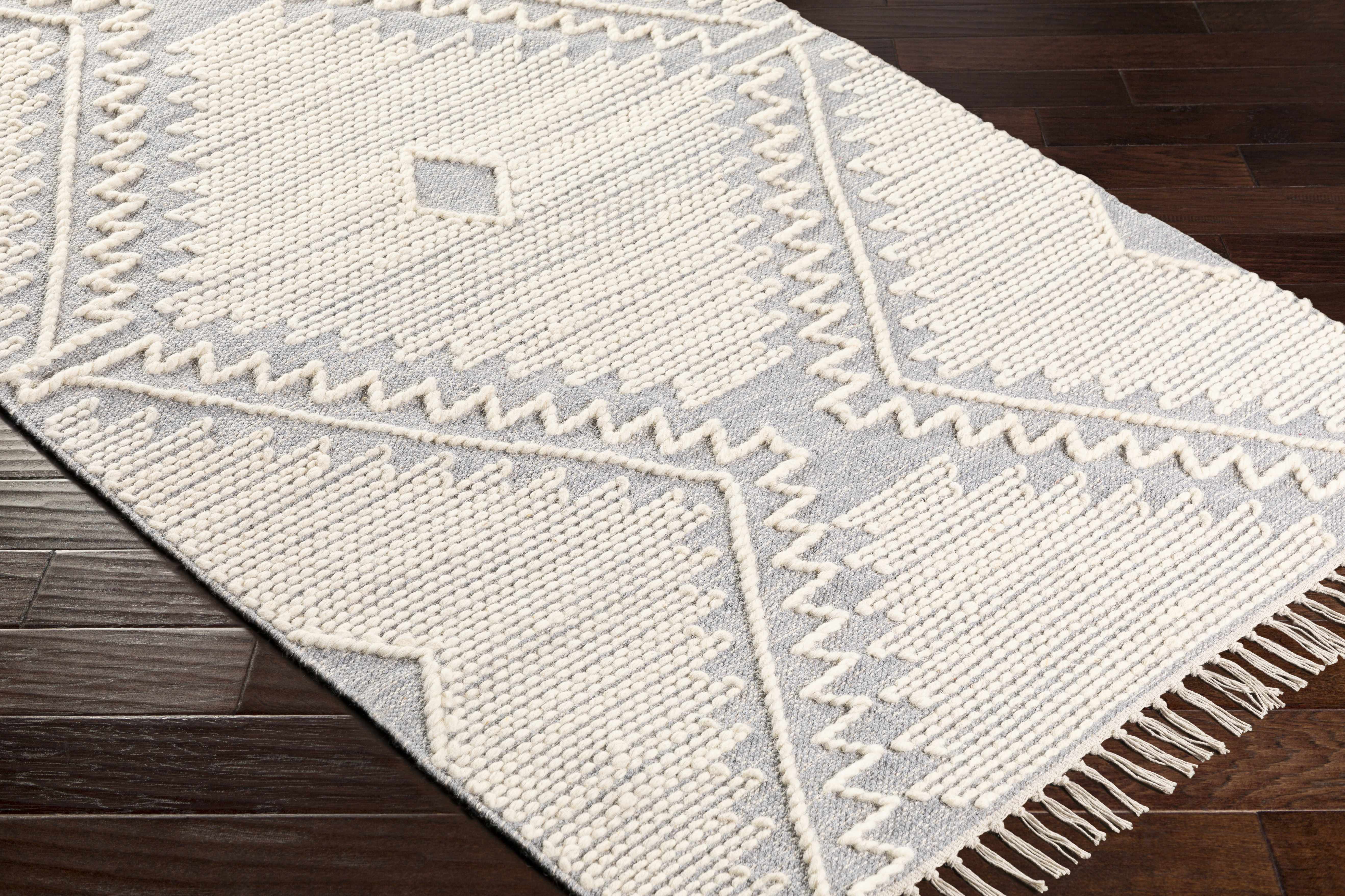Naranjito Cream/Slate Trellis 2x3 Rug - Clearance - Image 7
