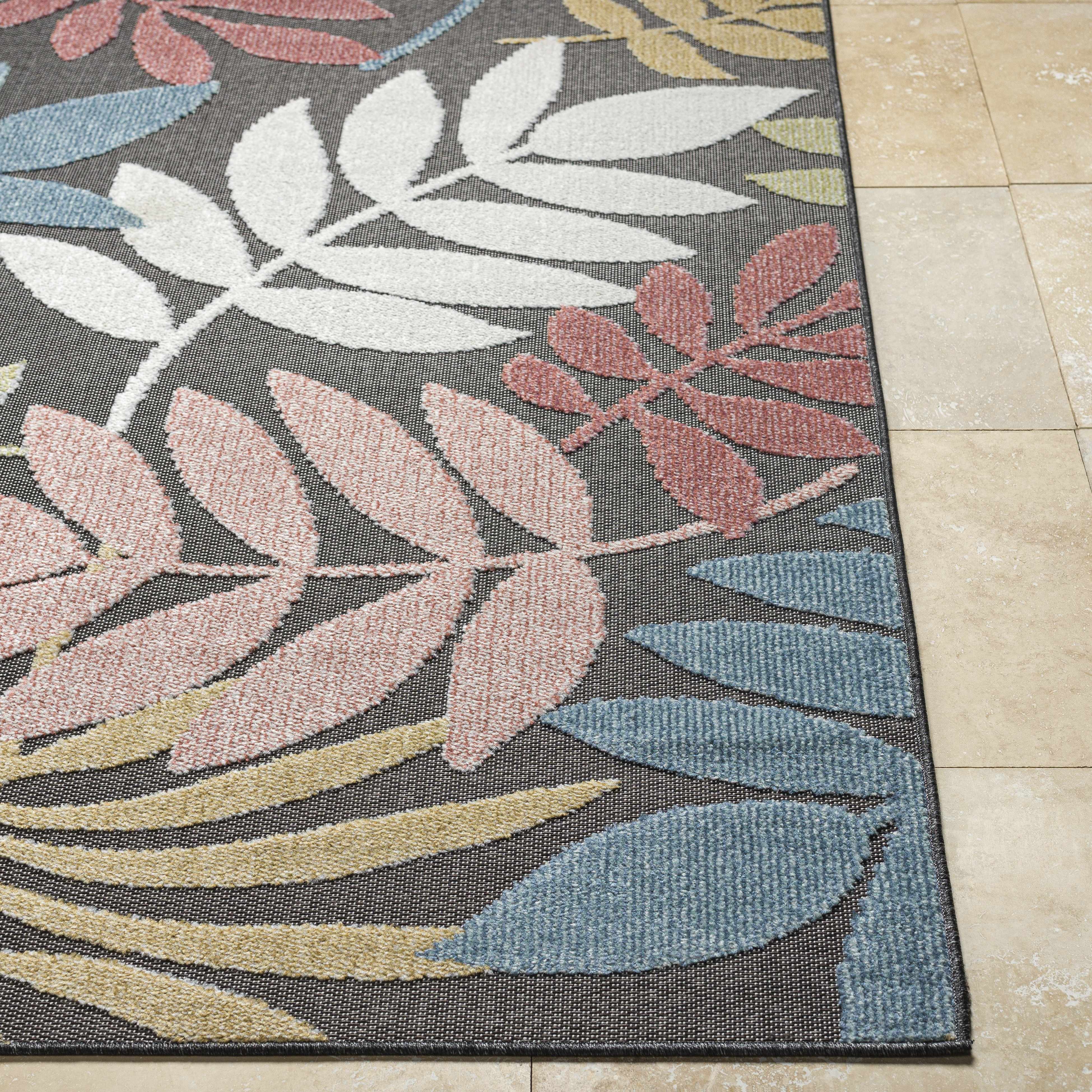 Nasha Charcoal Area Rug - Image 3