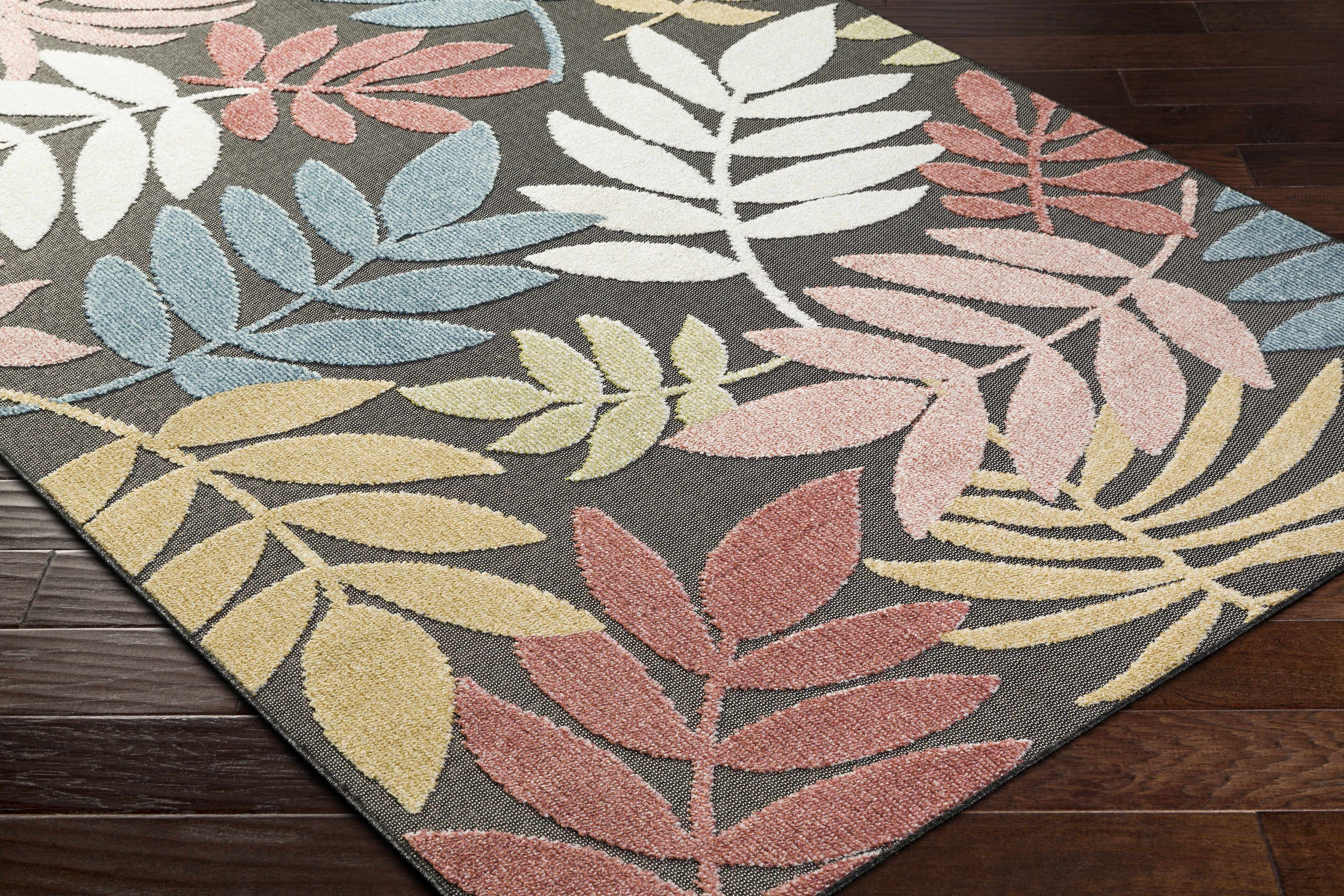 Nasha Charcoal Area Rug - Image 4