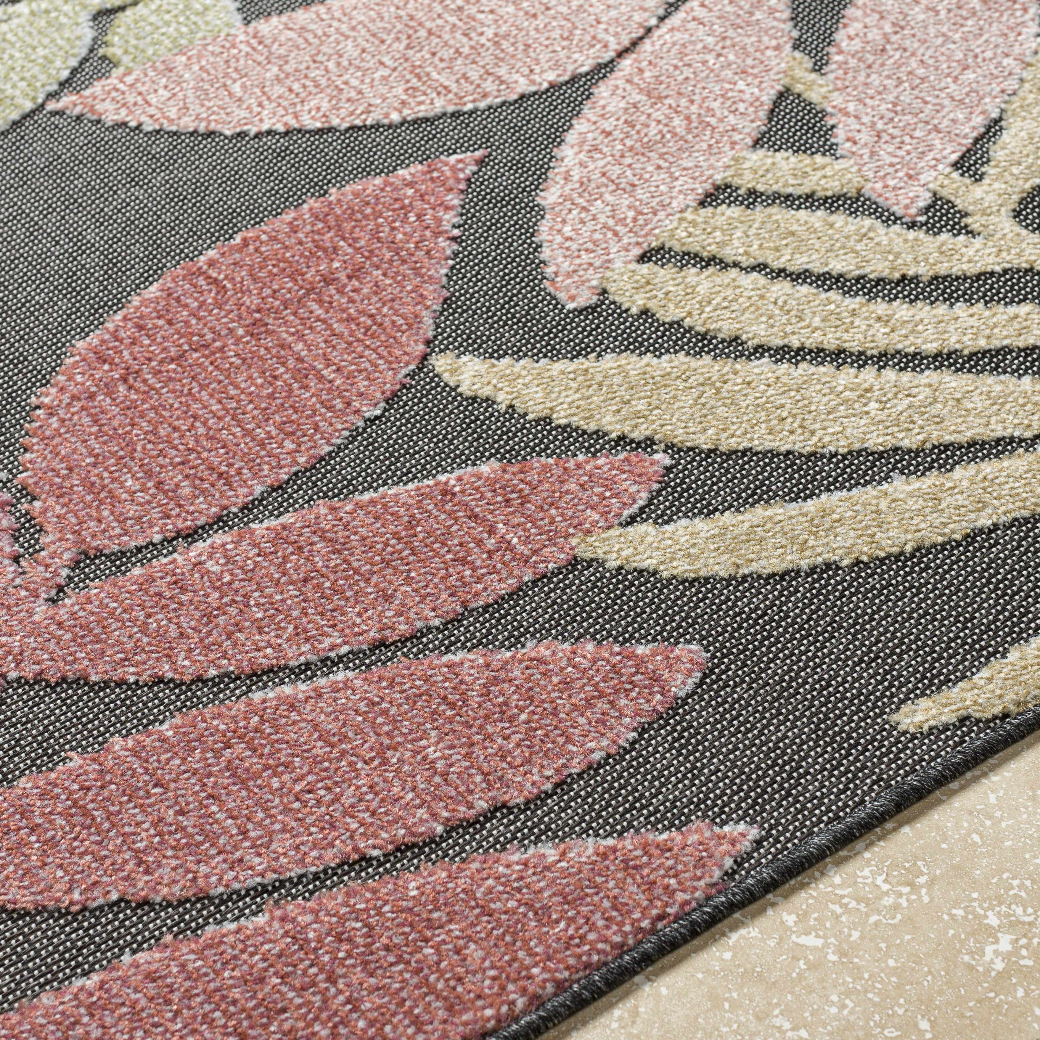 Nasha Charcoal Area Rug - Image 6