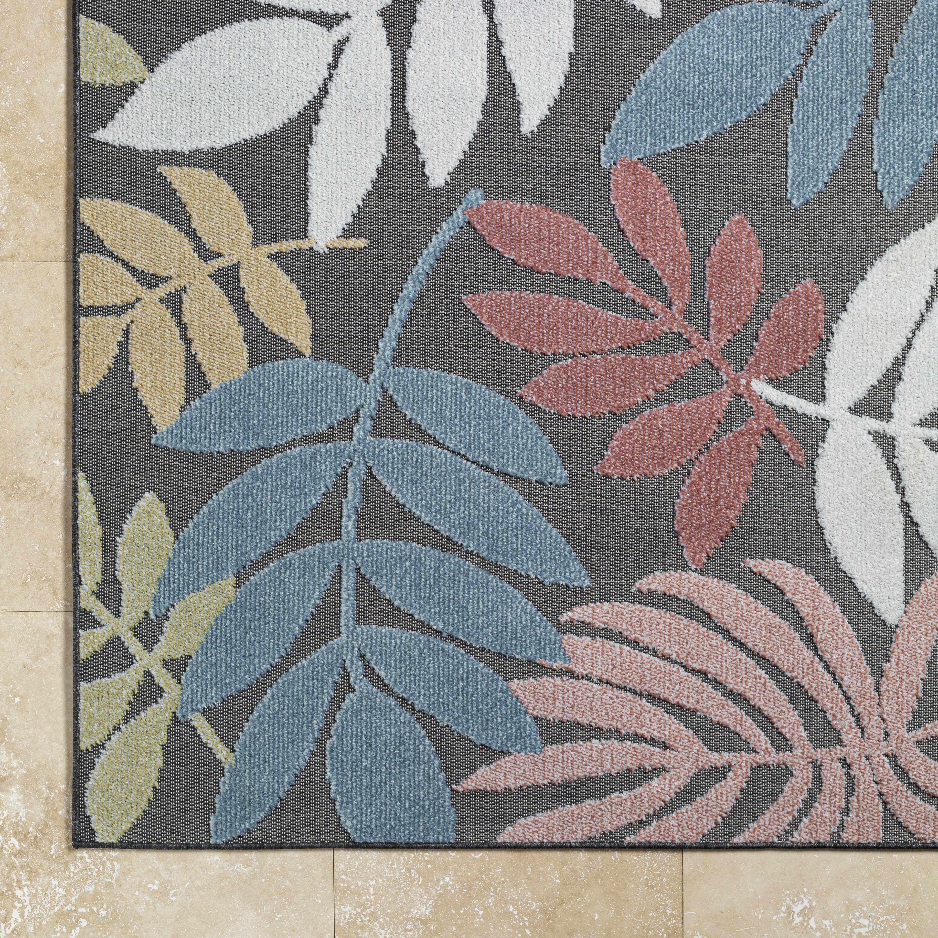 Nasha Charcoal Area Rug - Image 7