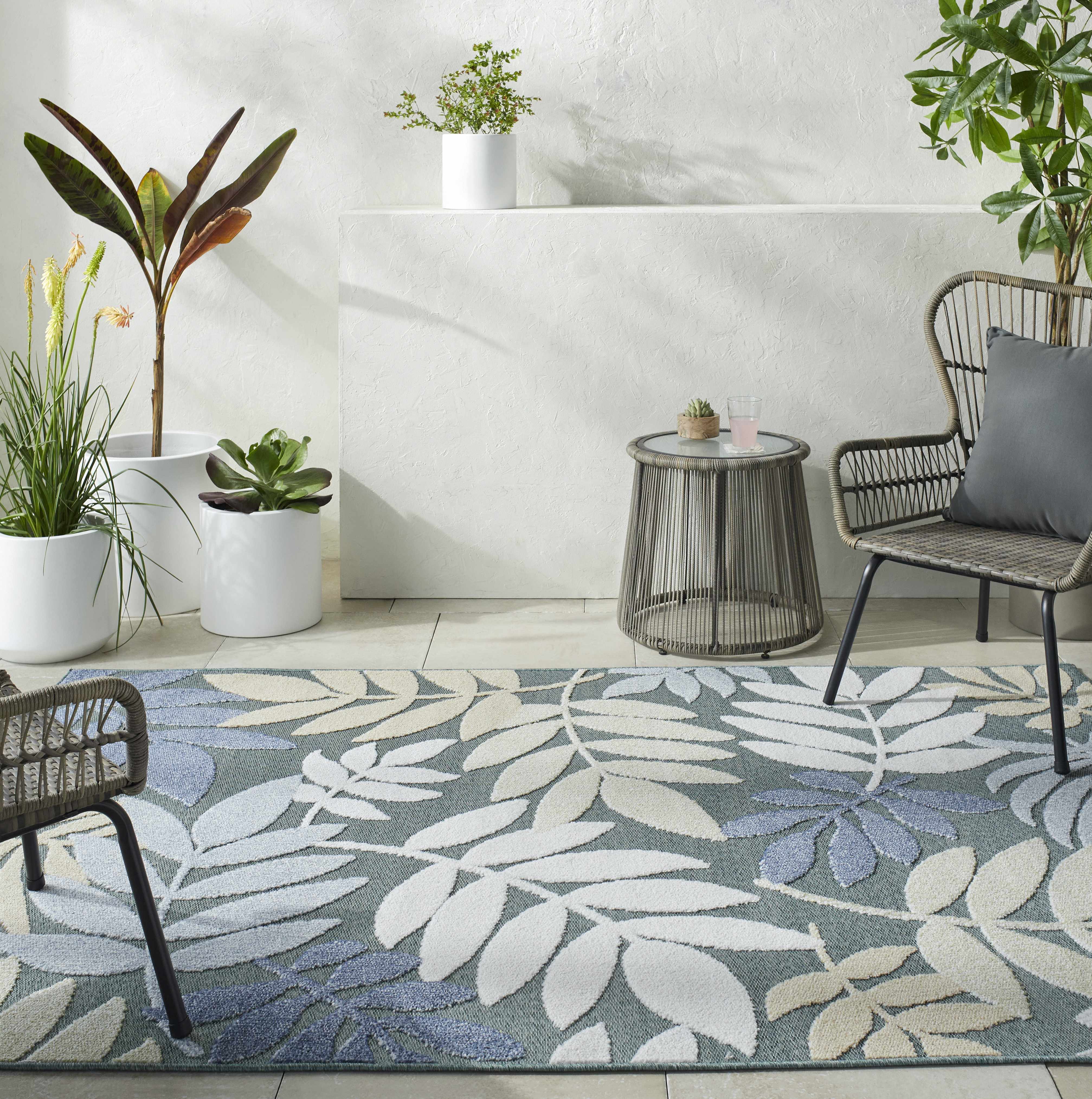 Nasha Medium Green Area Rug - Image 2