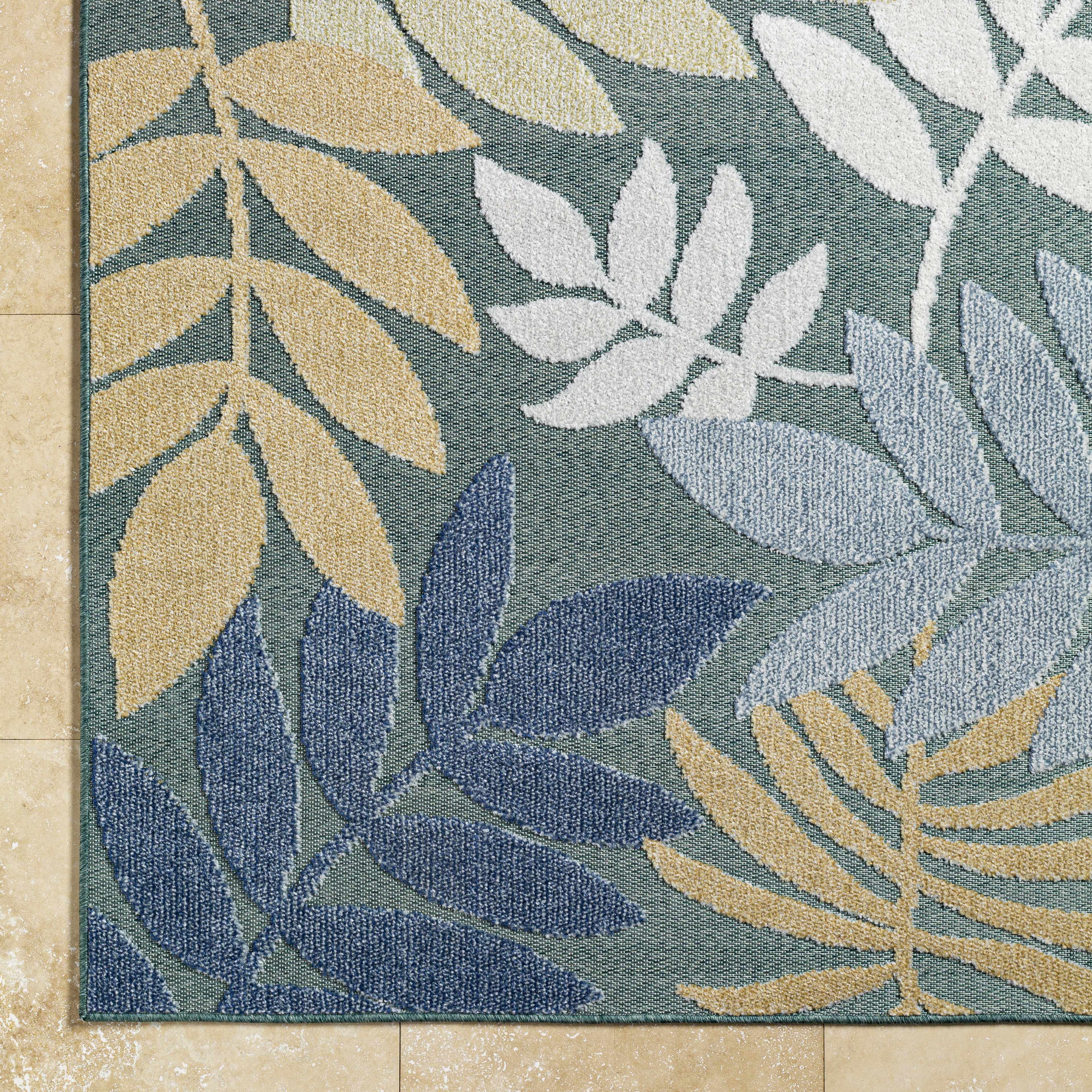 Nasha Medium Green Area Rug - Image 7