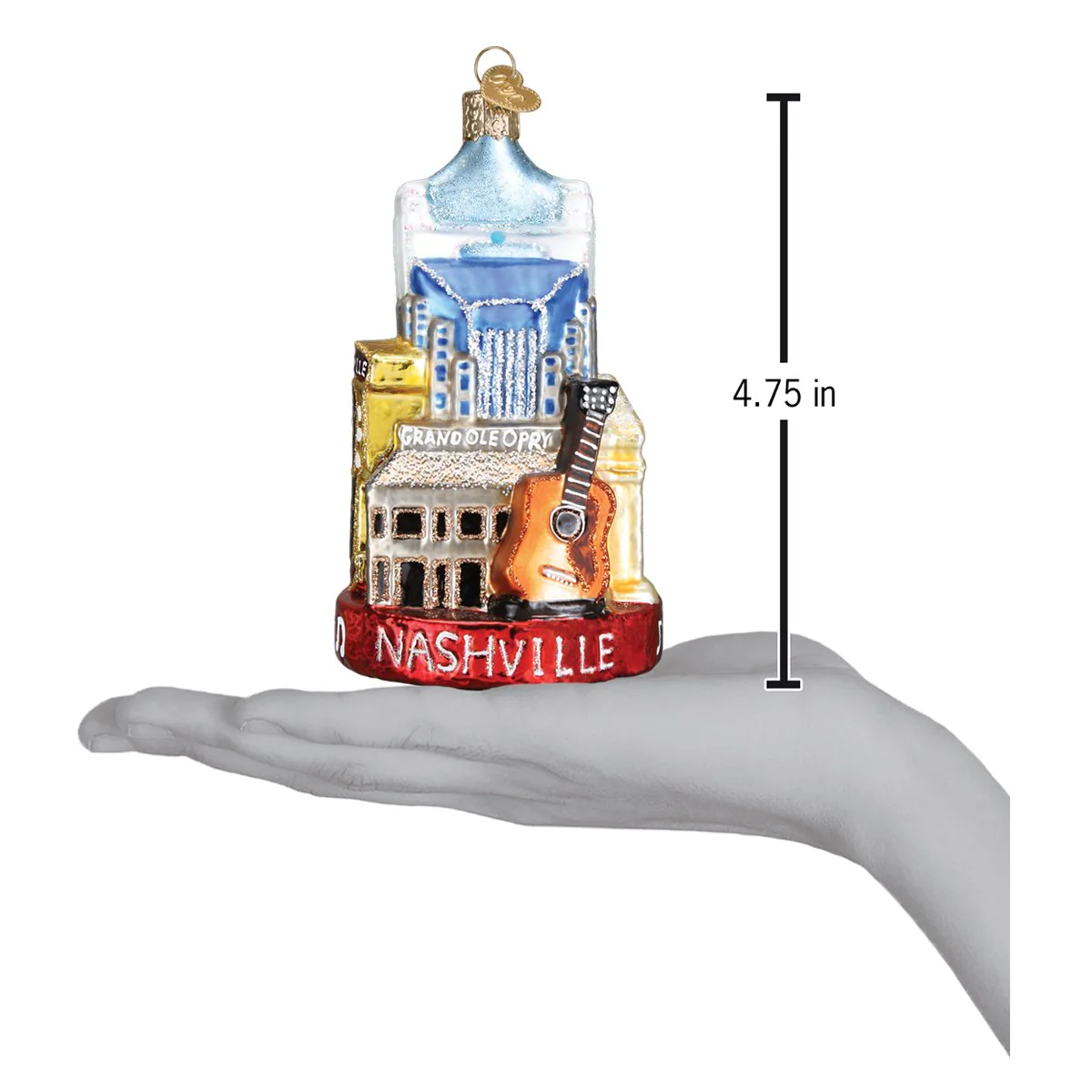 Nashville Ornament by Old World Christmas - Image 6
