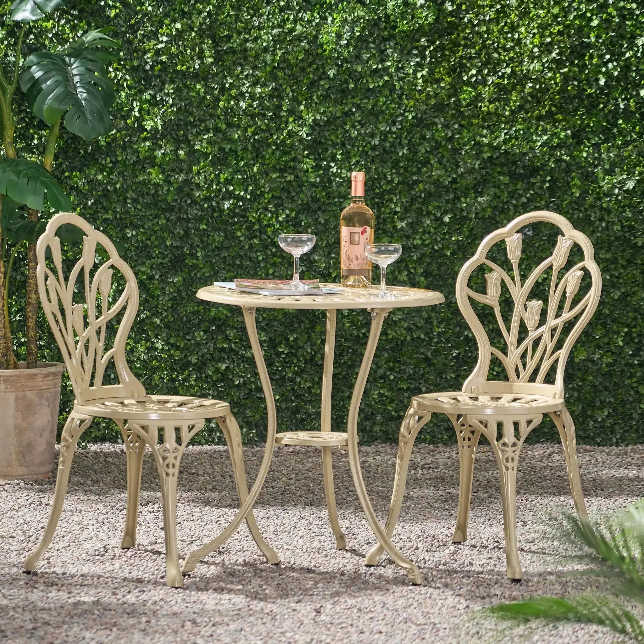 Nassau - Cast 3 Piece Bistro Set - Image 8