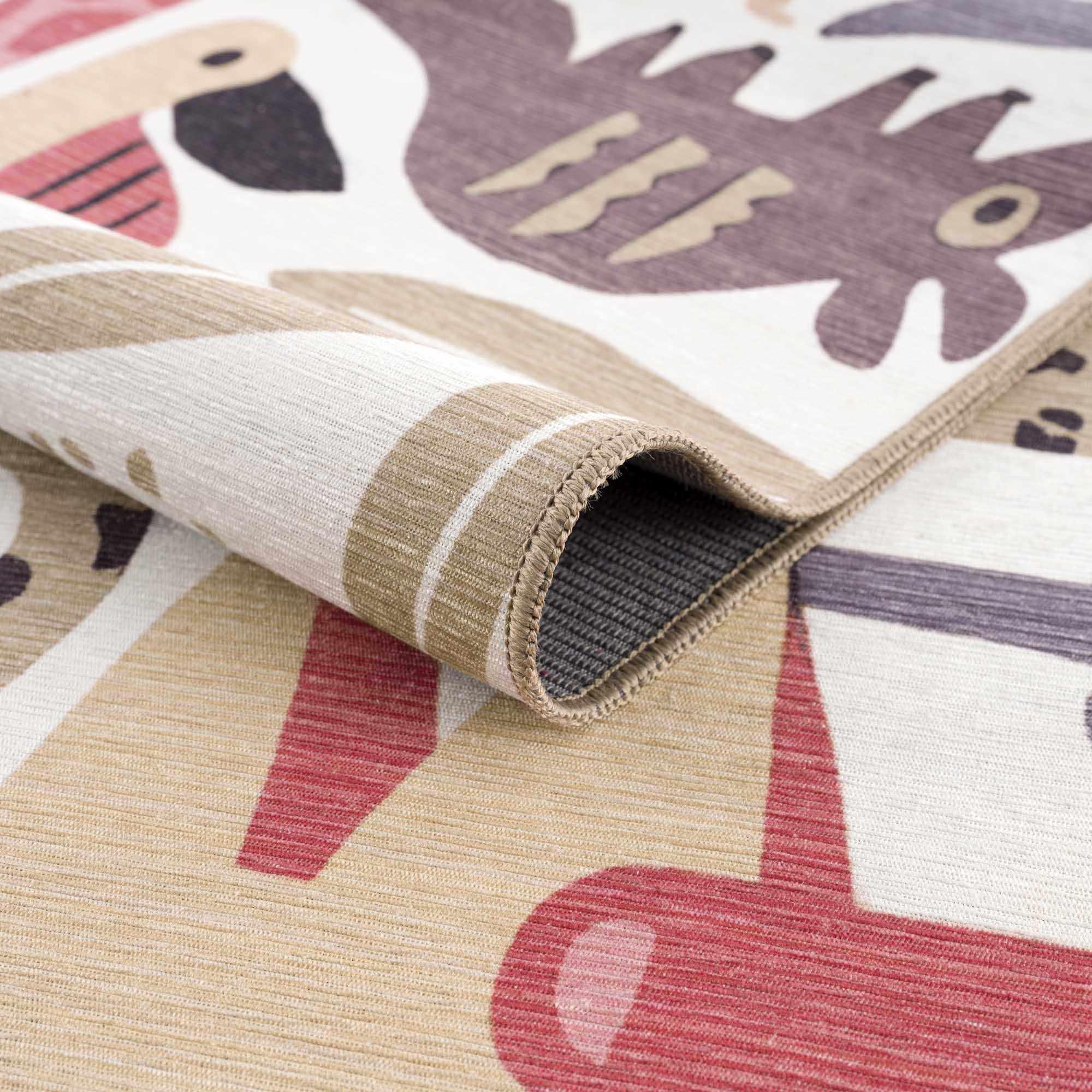 Natal Animal Print Washable Kids Rug - Image 4