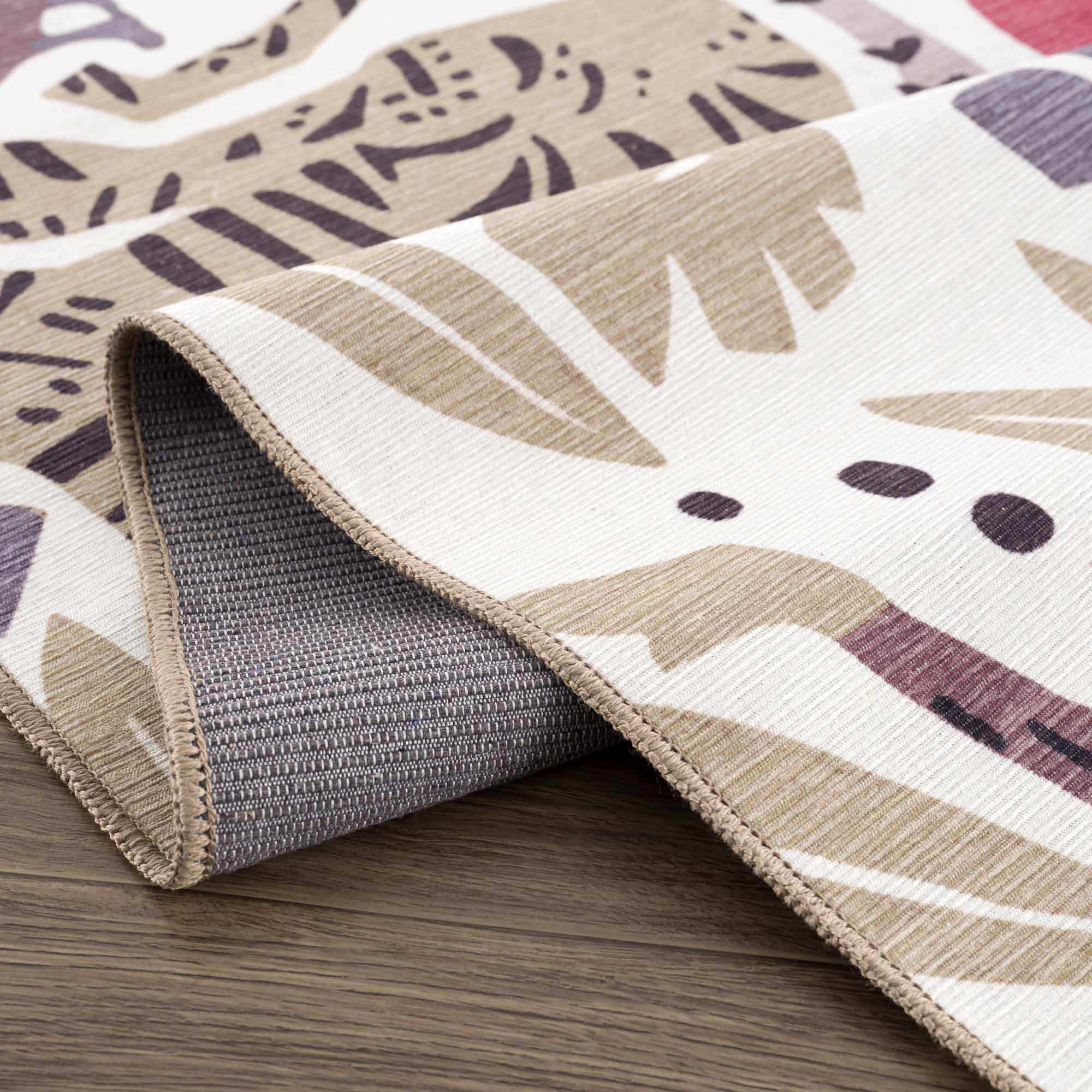 Natal Animal Print Washable Kids Rug - Image 5